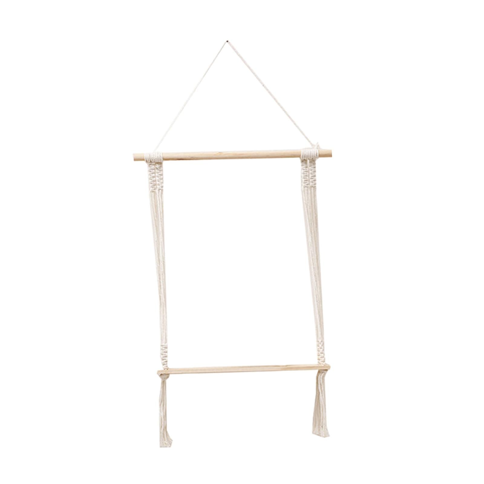 Macrame Wall Hanging Shelf Boho Decorative for Apartment Living Room Bedroom