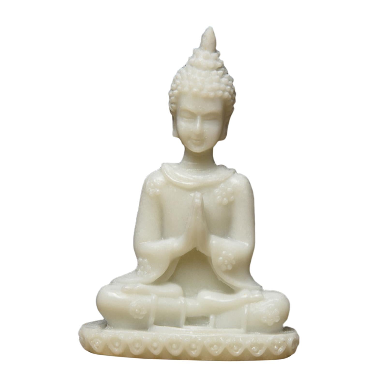 Buddha Statue Zen Decor Home Decor Meditation Decor for Tabletop Home Office Style B