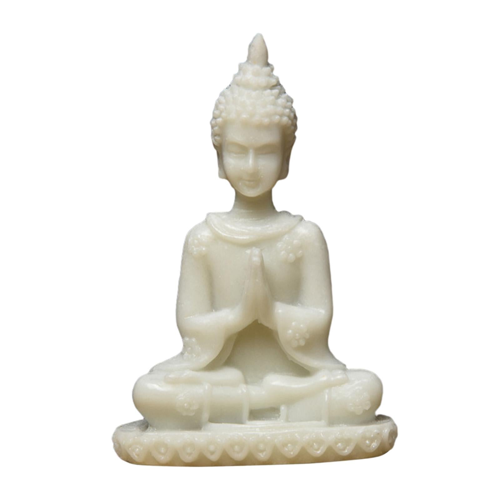 Buddha Statue Zen Decor Home Decor Meditation Decor for Tabletop Home Office Style B