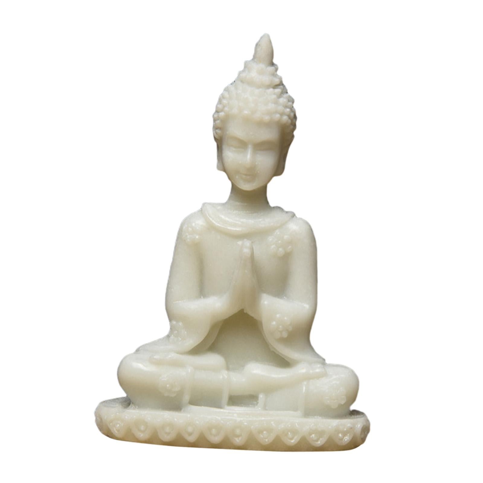 Buddha Statue Zen Decor Home Decor Meditation Decor for Tabletop Home Office Style B