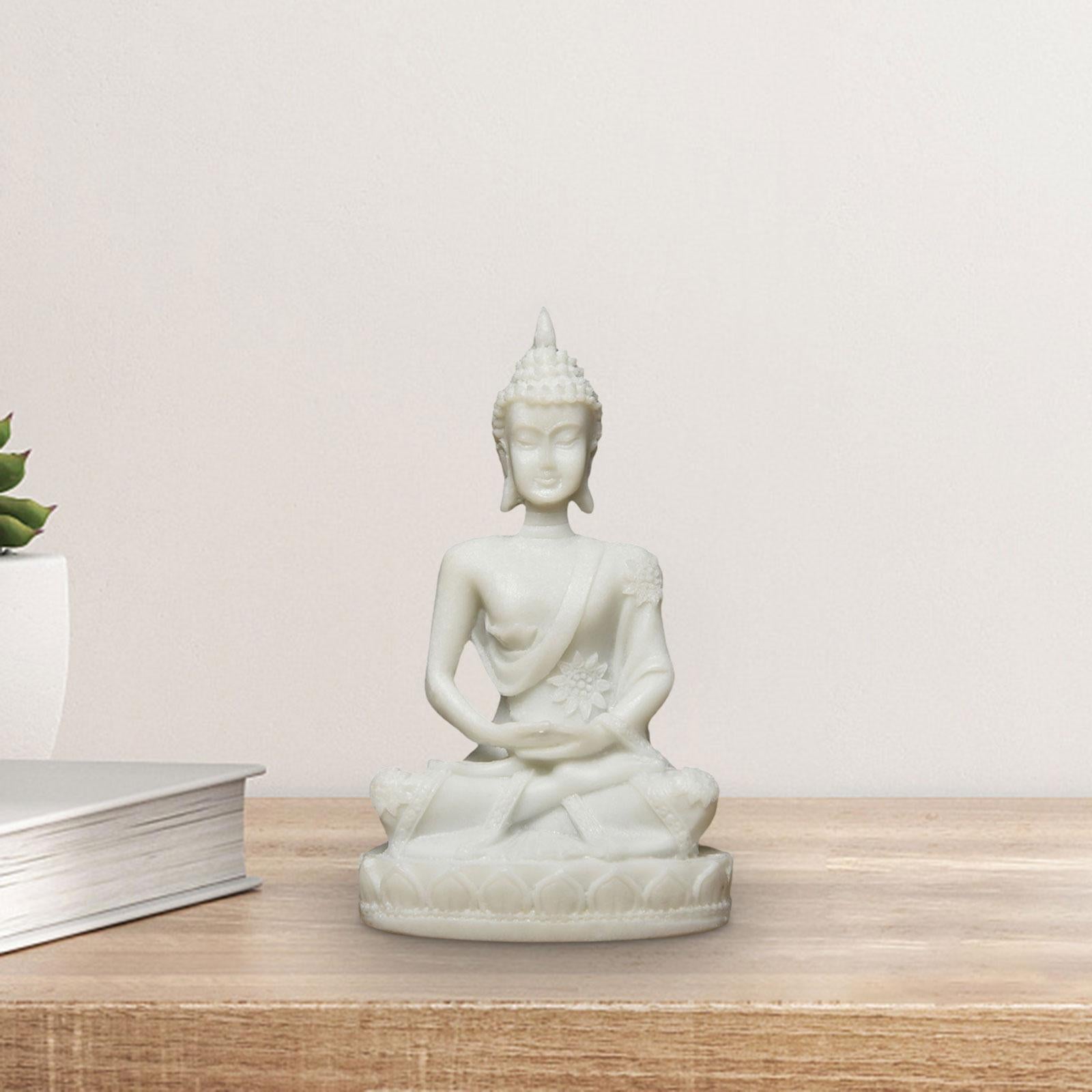 Buddha Statue Zen Decor Home Decor Meditation Decor for Tabletop Home Office Style C
