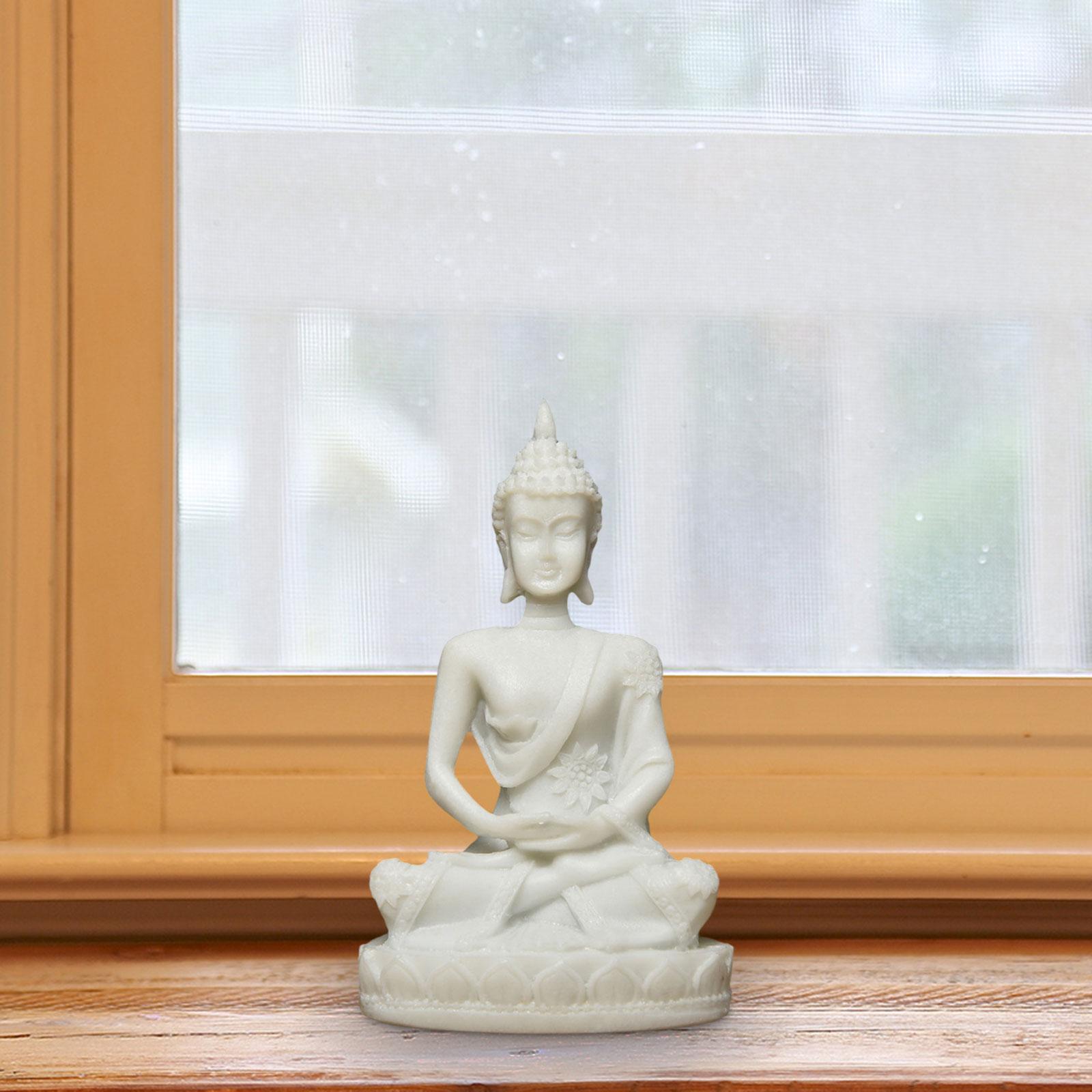 Buddha Statue Zen Decor Home Decor Meditation Decor for Tabletop Home Office Style C