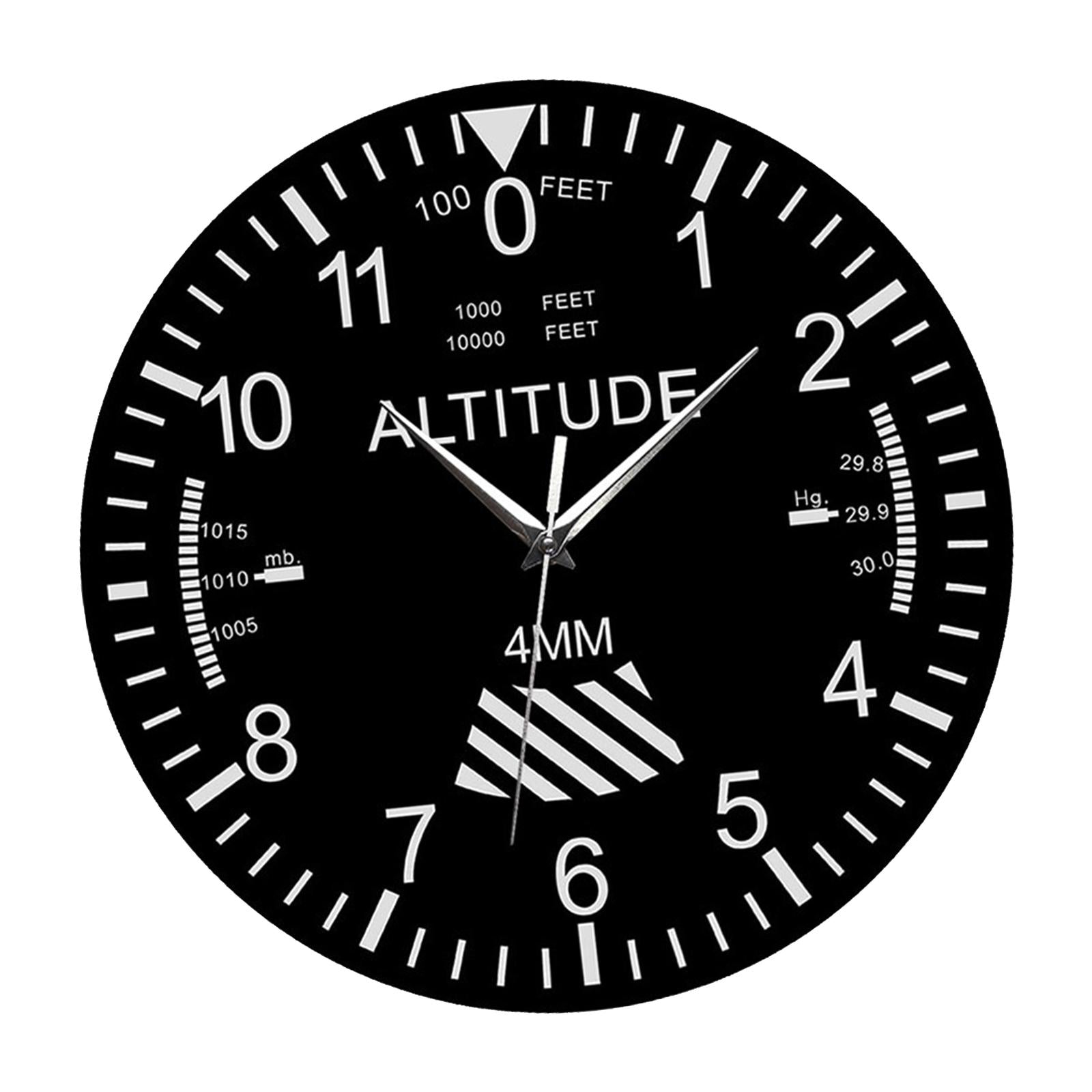 Decorative Wall Clock 30cm Acrylic Quiet for Dining Room Living Room Bedroom