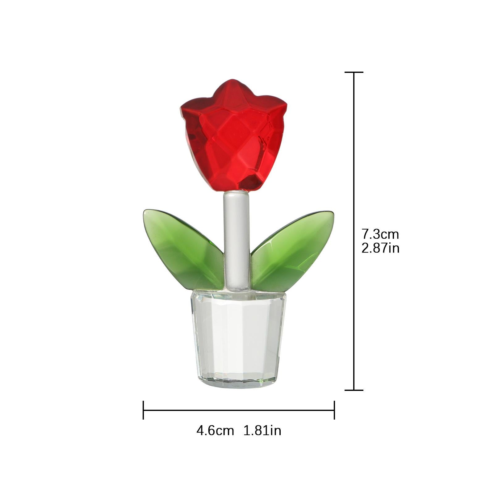 Tulip Flower Figurine Valentine's Day Gift for Mother's Day Birthday Office