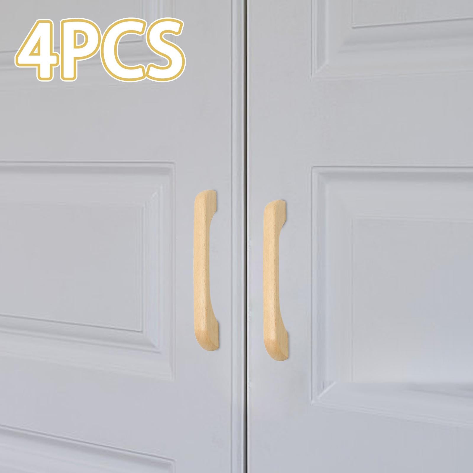 Drawer Pull Handles Dresser Furniture Wardrobe Bathroom Wooden Cabinet Knobs 4Pcs Arch Bridge