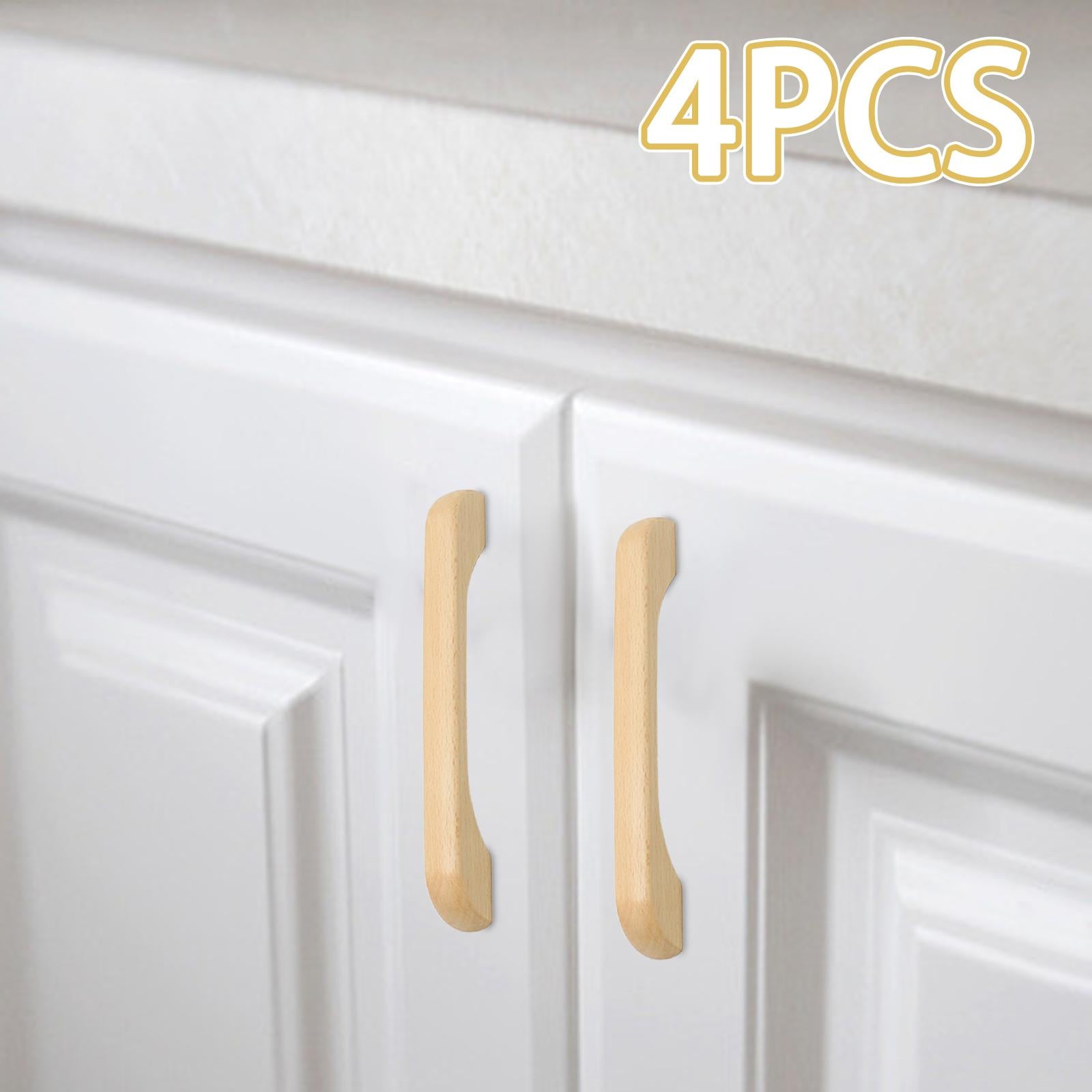 Drawer Pull Handles Dresser Furniture Wardrobe Bathroom Wooden Cabinet Knobs 4Pcs Arch Bridge