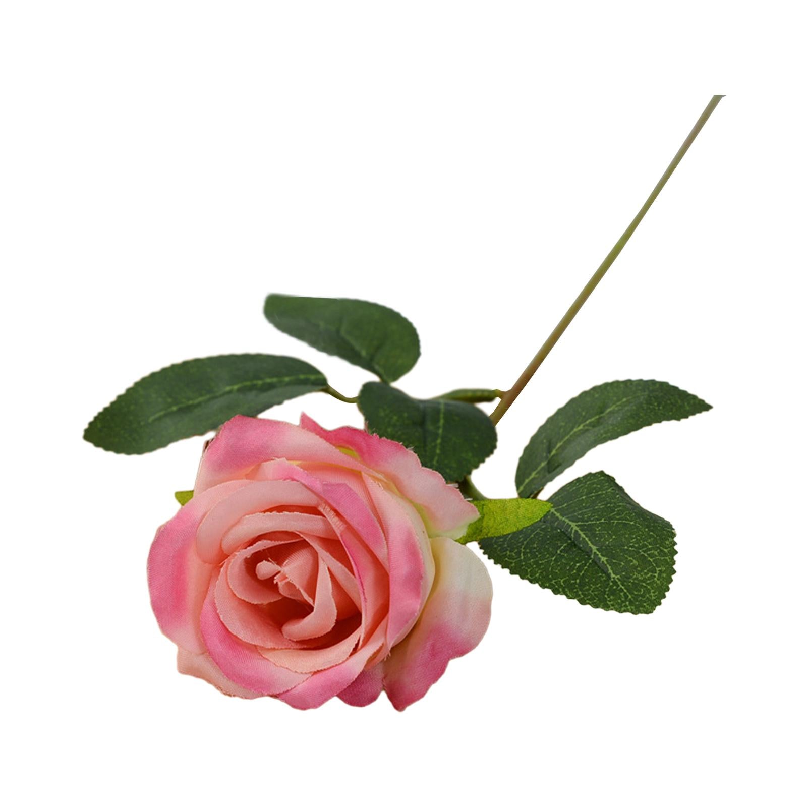 Artificial Roses Fake Rose for Flowers Party Centerpieces Wedding Decoration Pink B