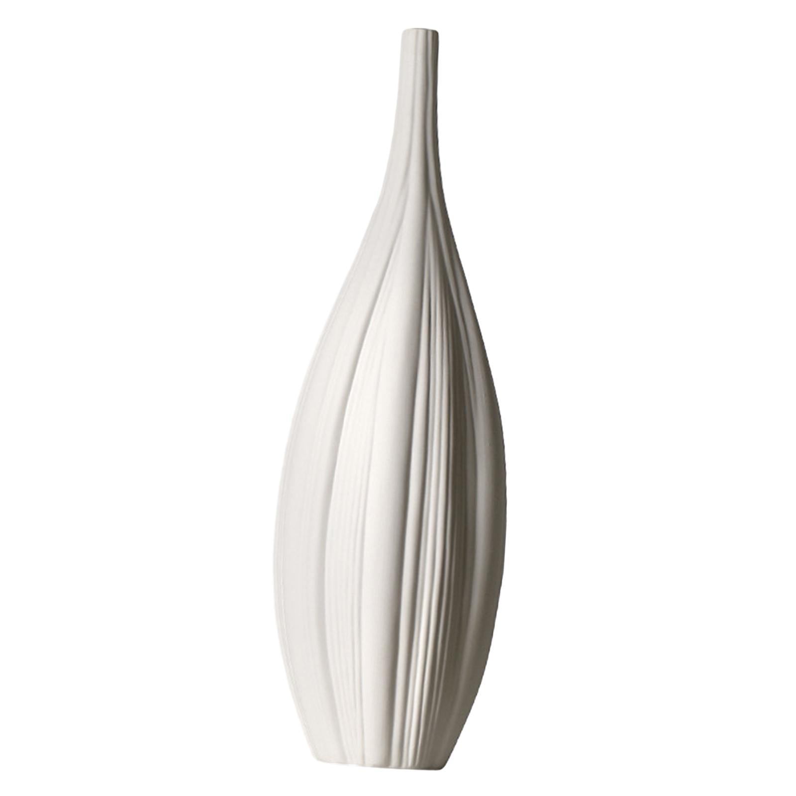 Ceramic Flower Vase Tabletop Decoration for Office Dorm Wedding Centerpieces 50x17cm