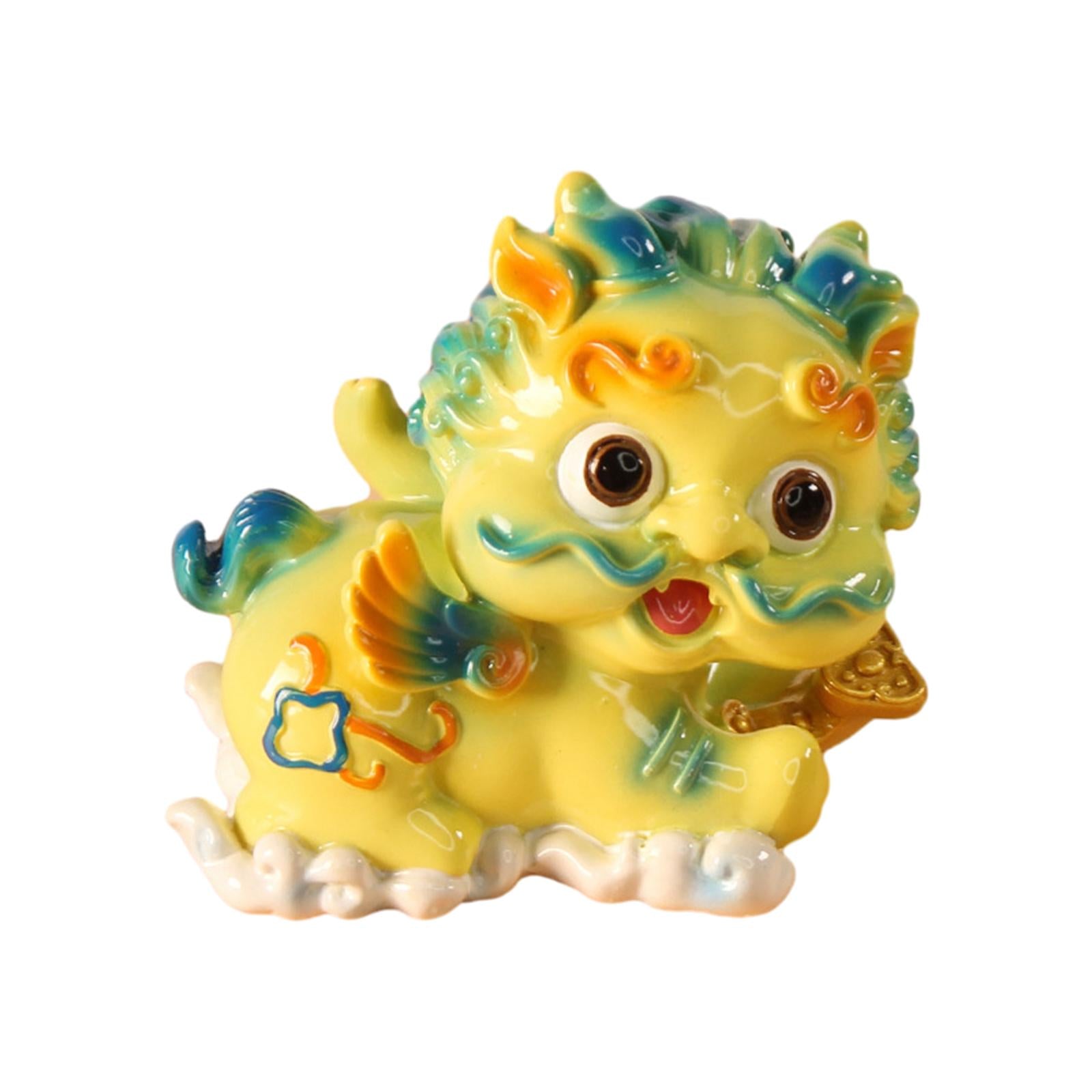 Car Dashboard Decoration Artwork Table Pixiu Statue for Hotel Home Decor Bar Style B