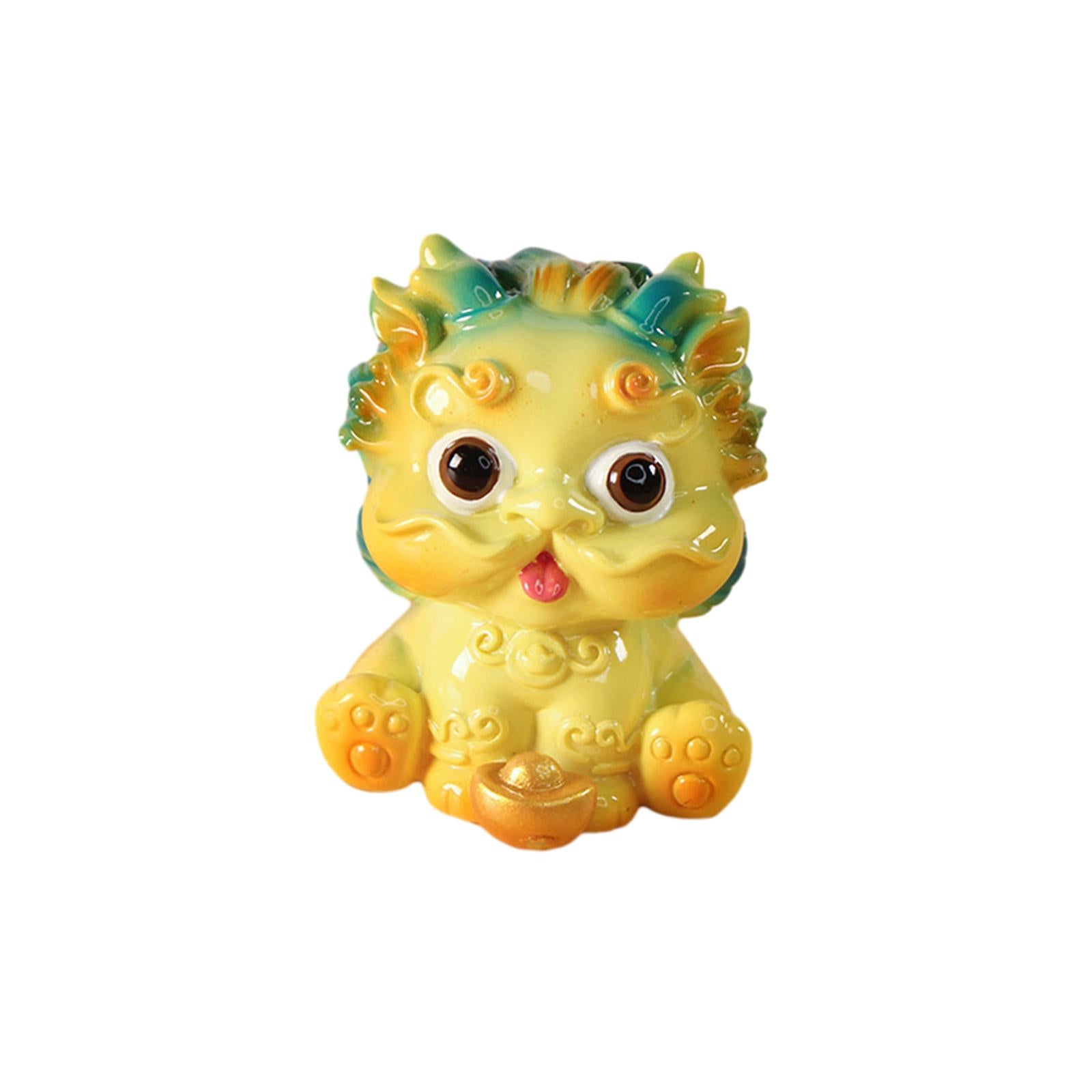Pixiu Statue Desk Car Dashboard Decoration for Bedroom Restaurant Study Room Style D