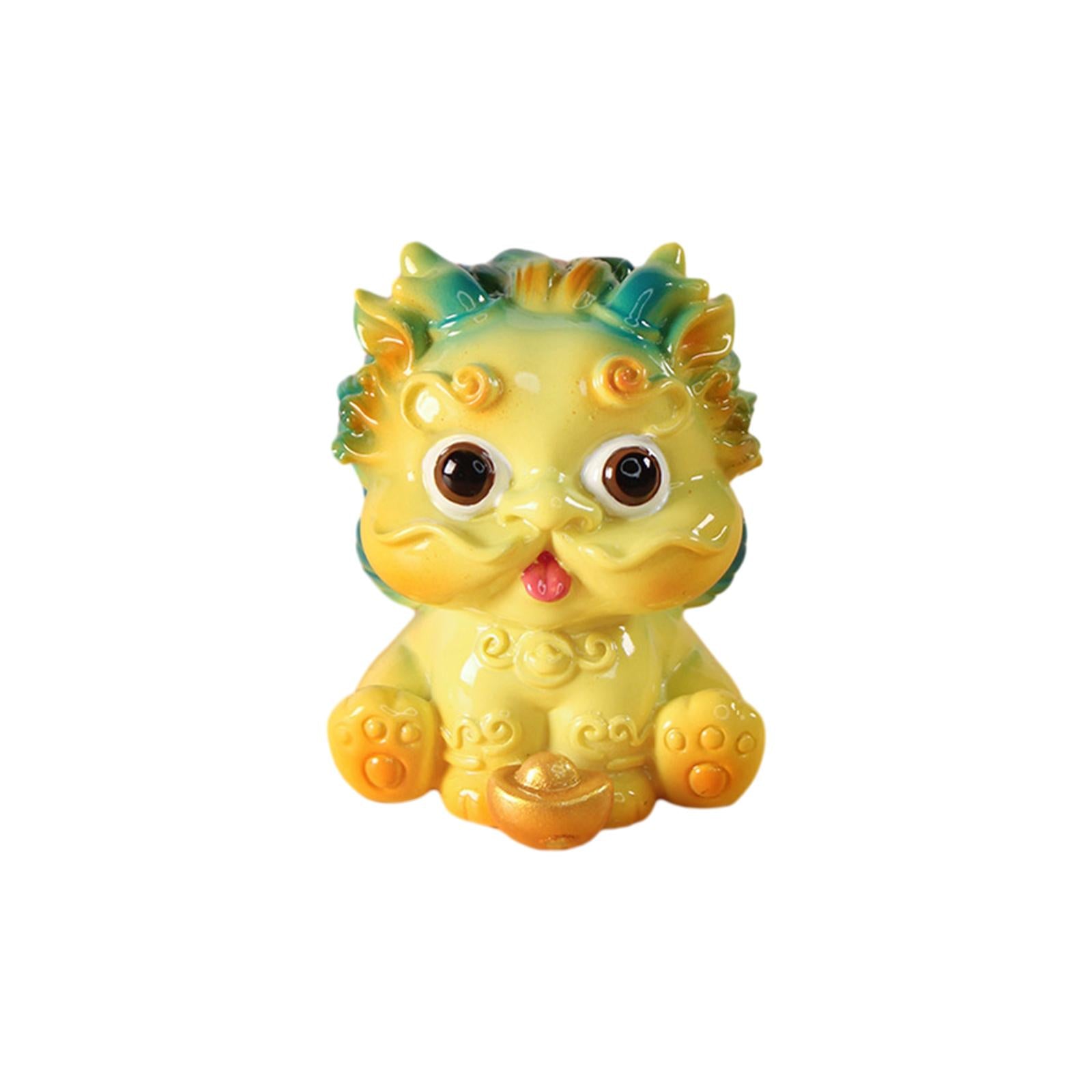 Pixiu Statue Desk Car Dashboard Decoration for Bedroom Restaurant Study Room Style D