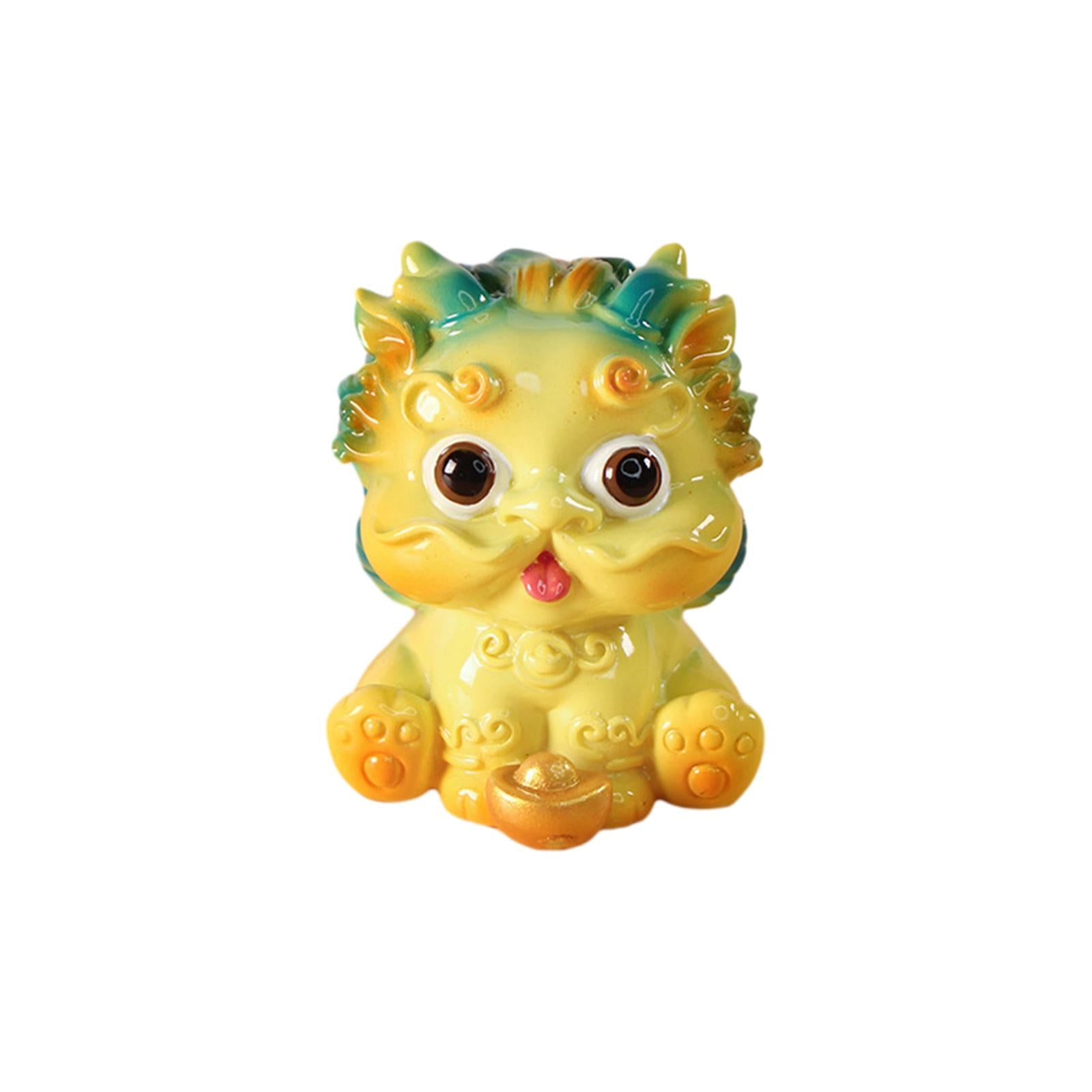 Pixiu Statue Desk Car Dashboard Decoration for Bedroom Restaurant Study Room Style D