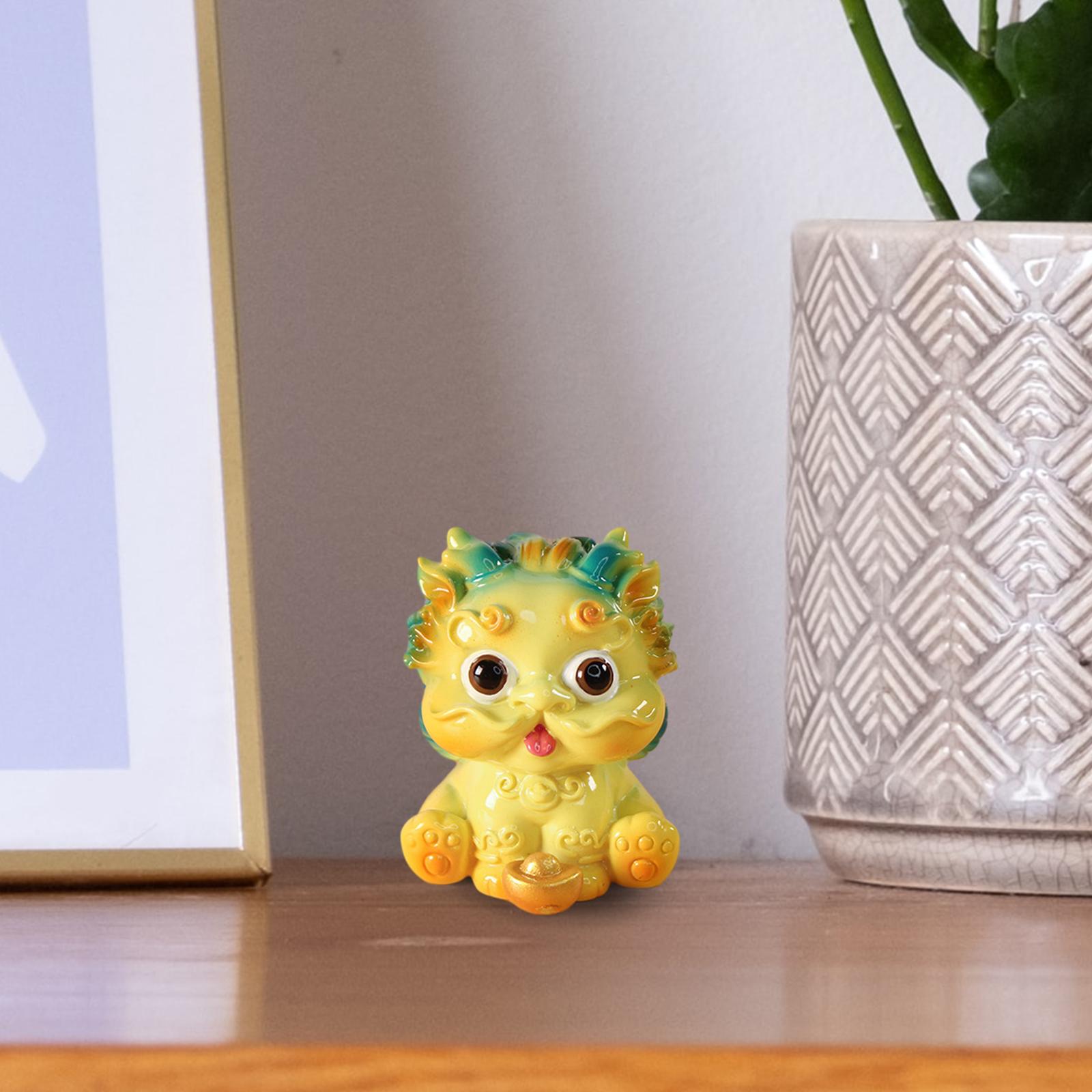 Pixiu Statue Desk Car Dashboard Decoration for Bedroom Restaurant Study Room Style D