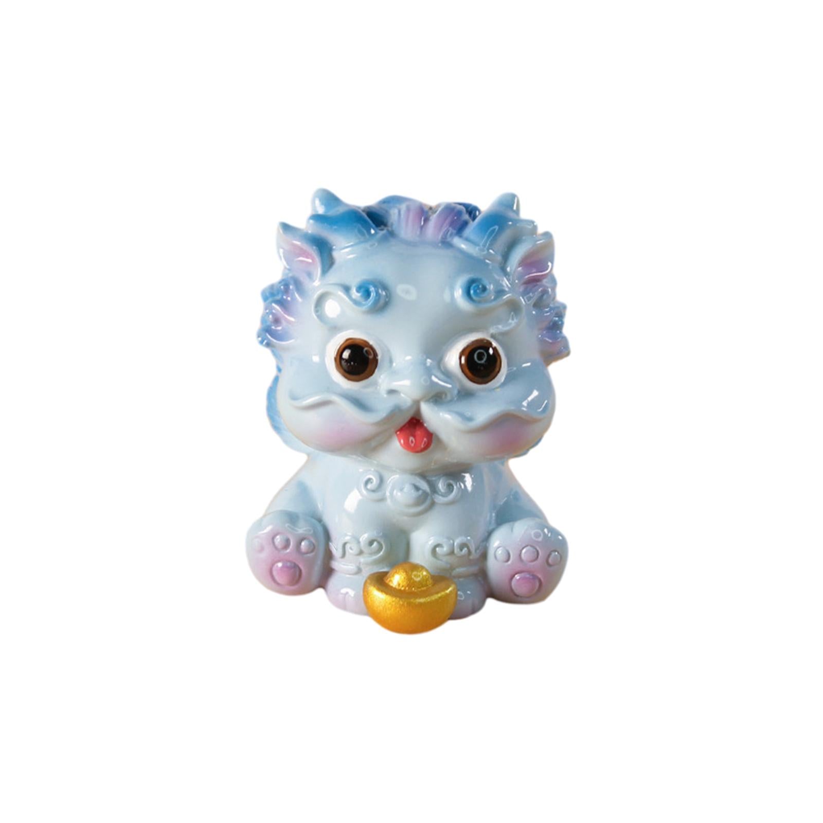 Pixiu Statue Desk Car Dashboard Decoration for Bedroom Restaurant Study Room Style F