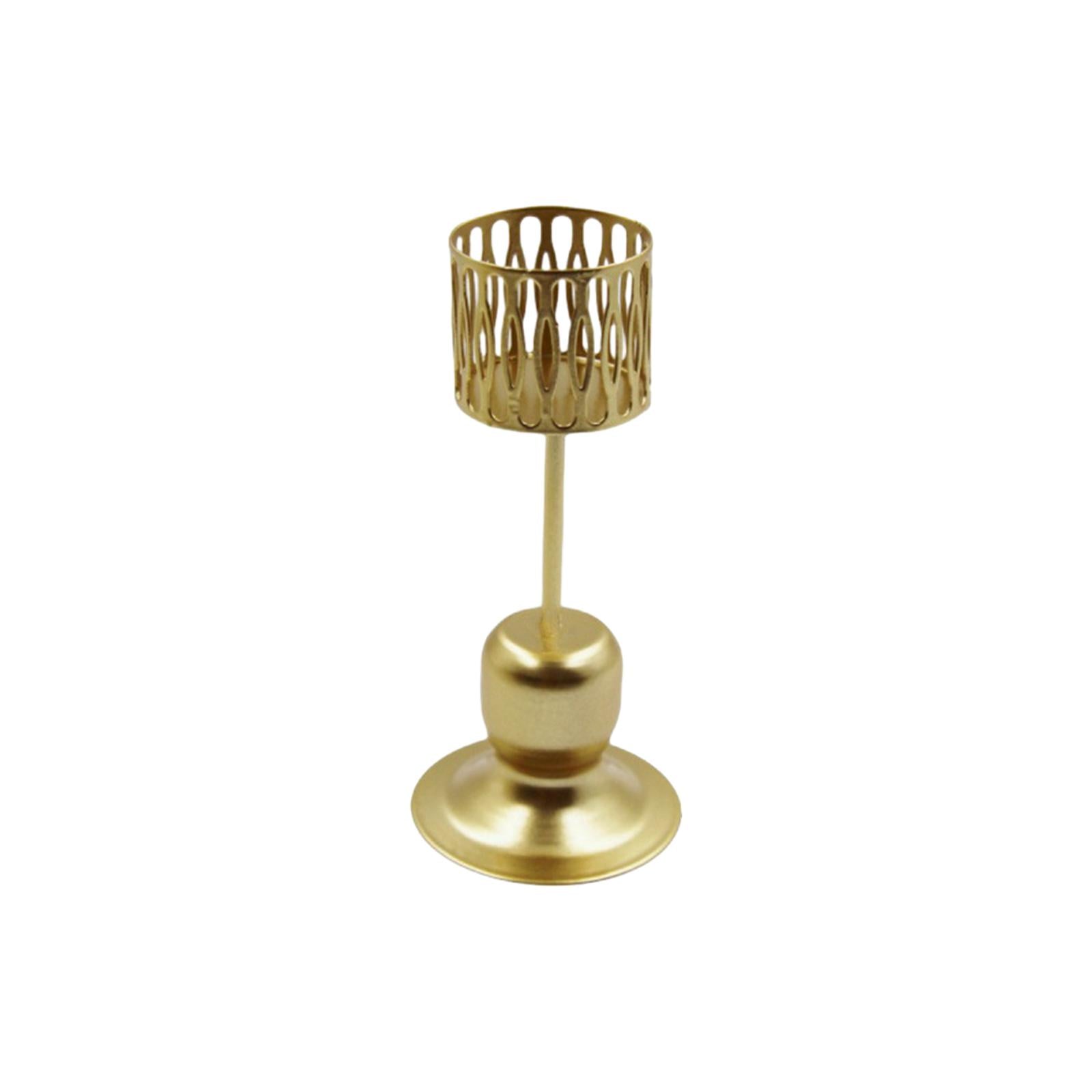 Tealight Candle Holder Geometric Hollow Desigh for Wedding Party Living Room Style C