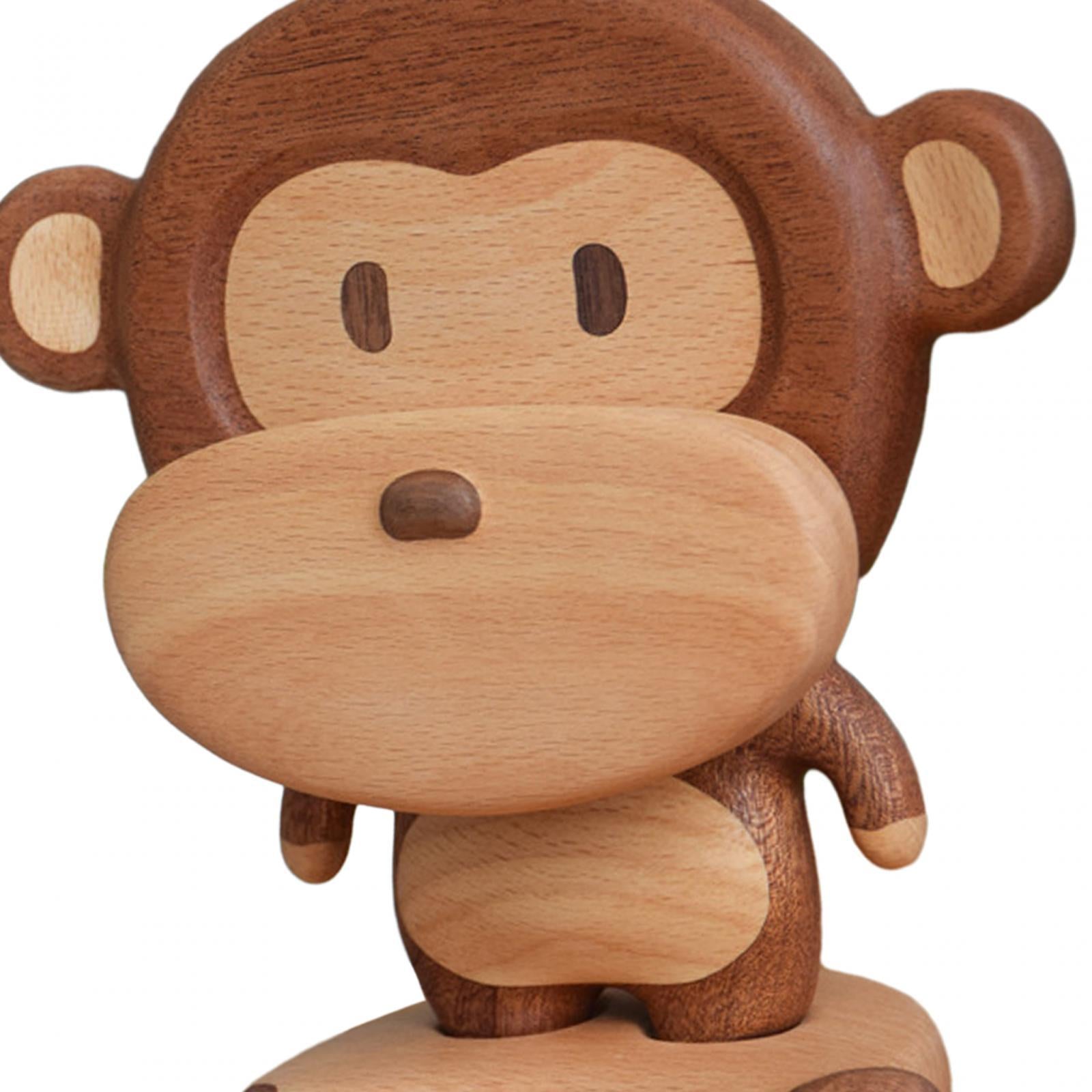 Monkey Figurine Phone Holder Cartoon Phone Bracket for Restaurant Hotel Cafe