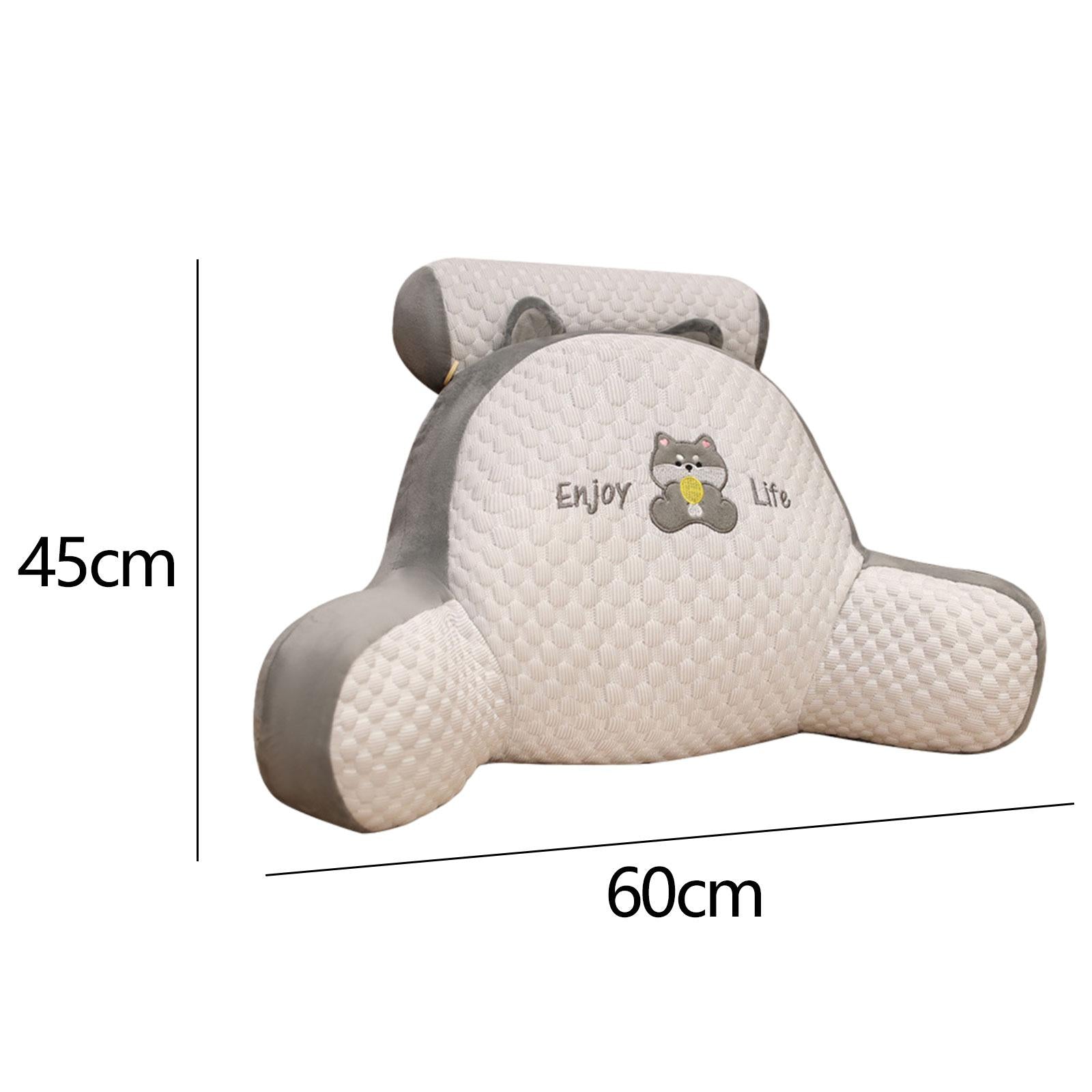 Throw Pillow Floor Pillow Cute 3D Shaped Cushion for Bed Home Office Bedroom Gray Husky