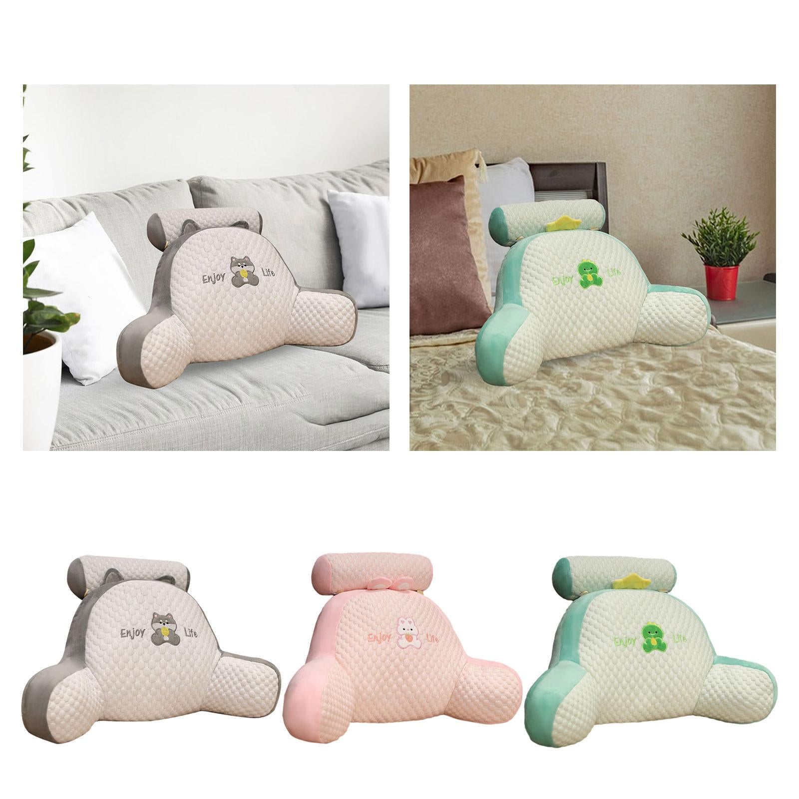Throw Pillow Floor Pillow Cute 3D Shaped Cushion for Bed Home Office Bedroom Gray Husky