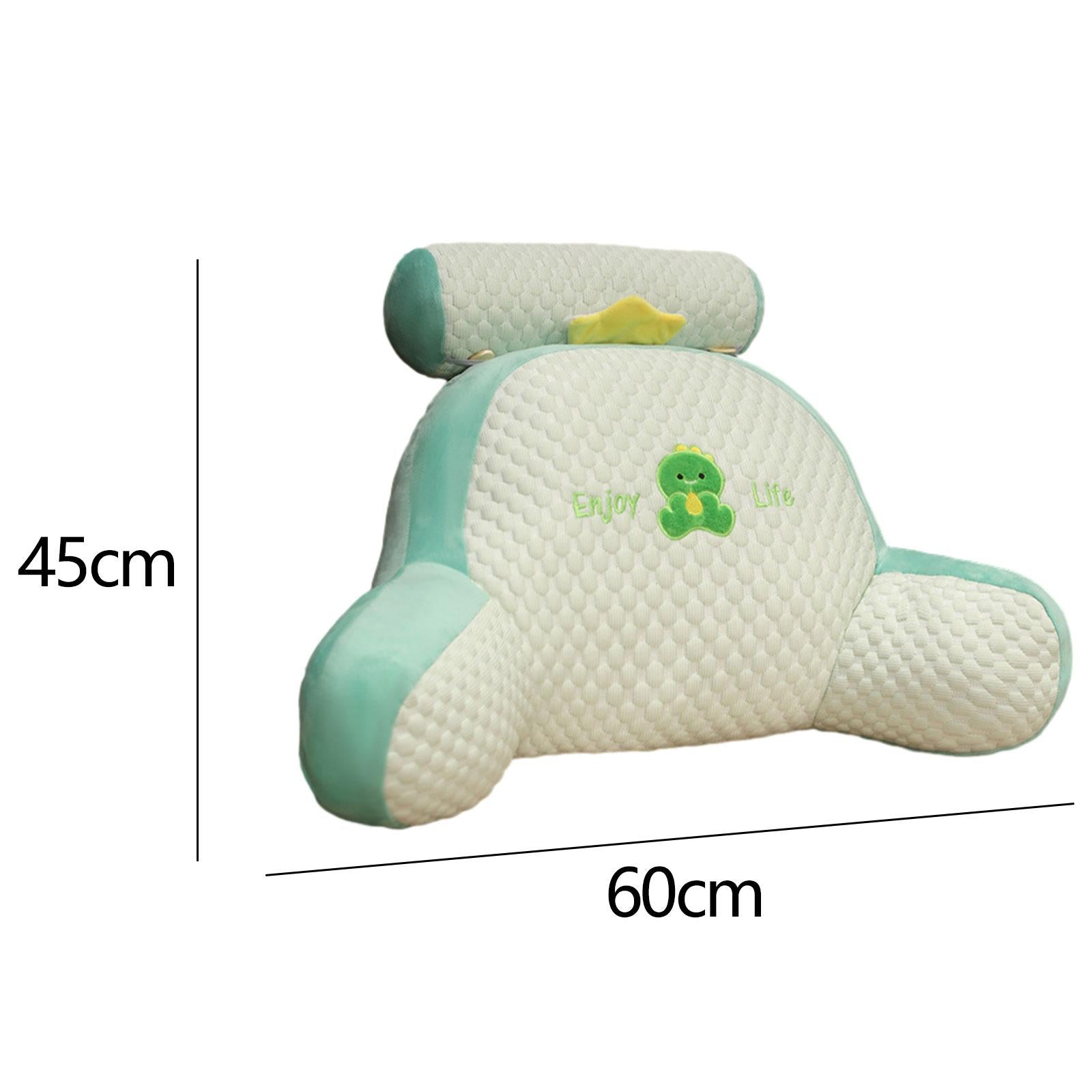 Throw Pillow Floor Pillow Cute 3D Shaped Cushion for Bed Home Office Bedroom Green Dinosaur