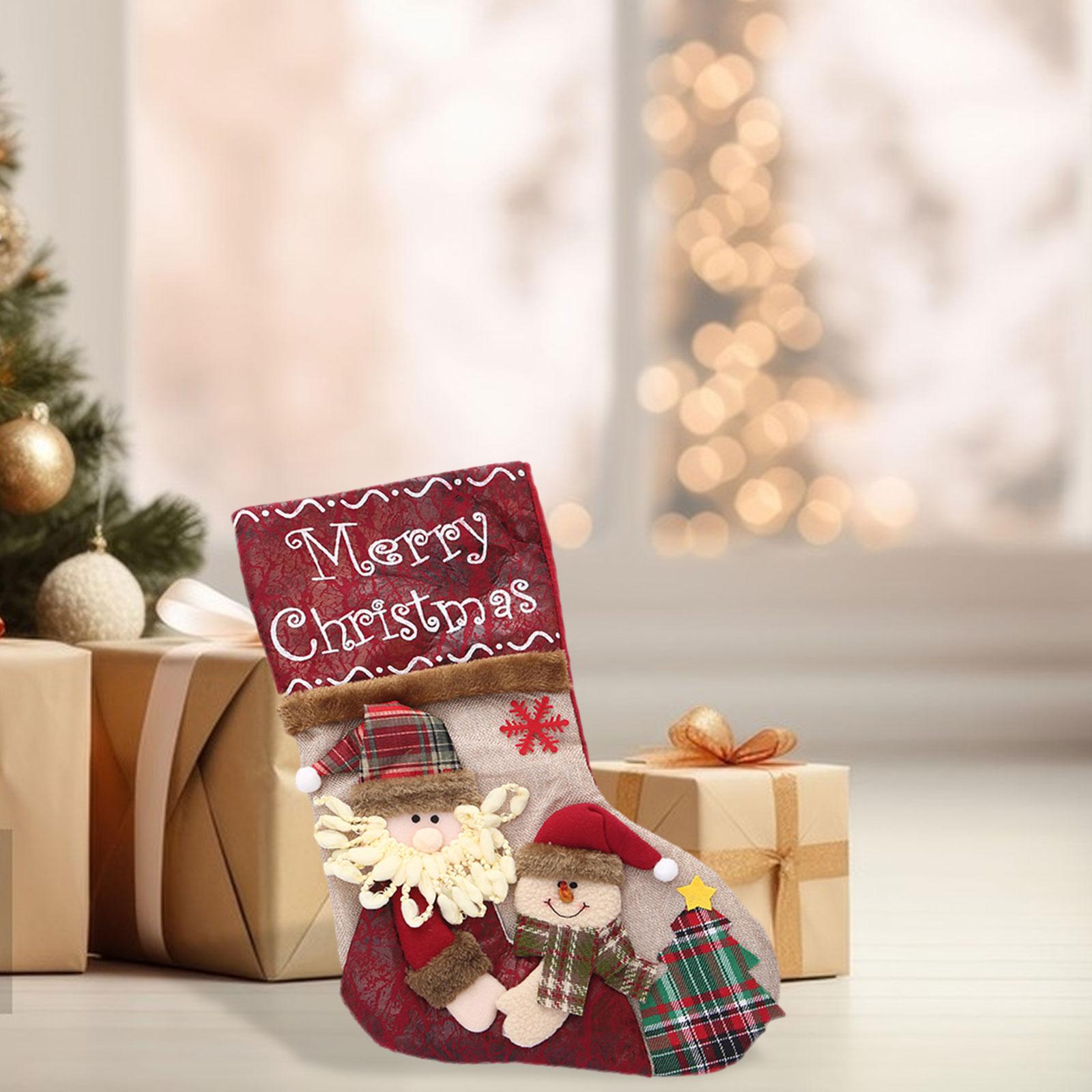 Xmas Stockings Big Xmas Stockings Decoration for Restaurant Office Fireplace