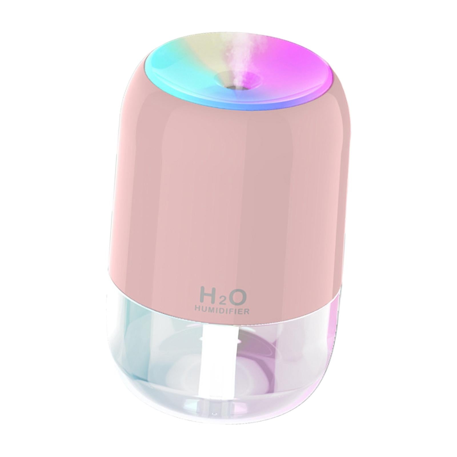 200ml Humidifier Car Essential Oil Diffuser Portable for Bedroom Lightweight Pink