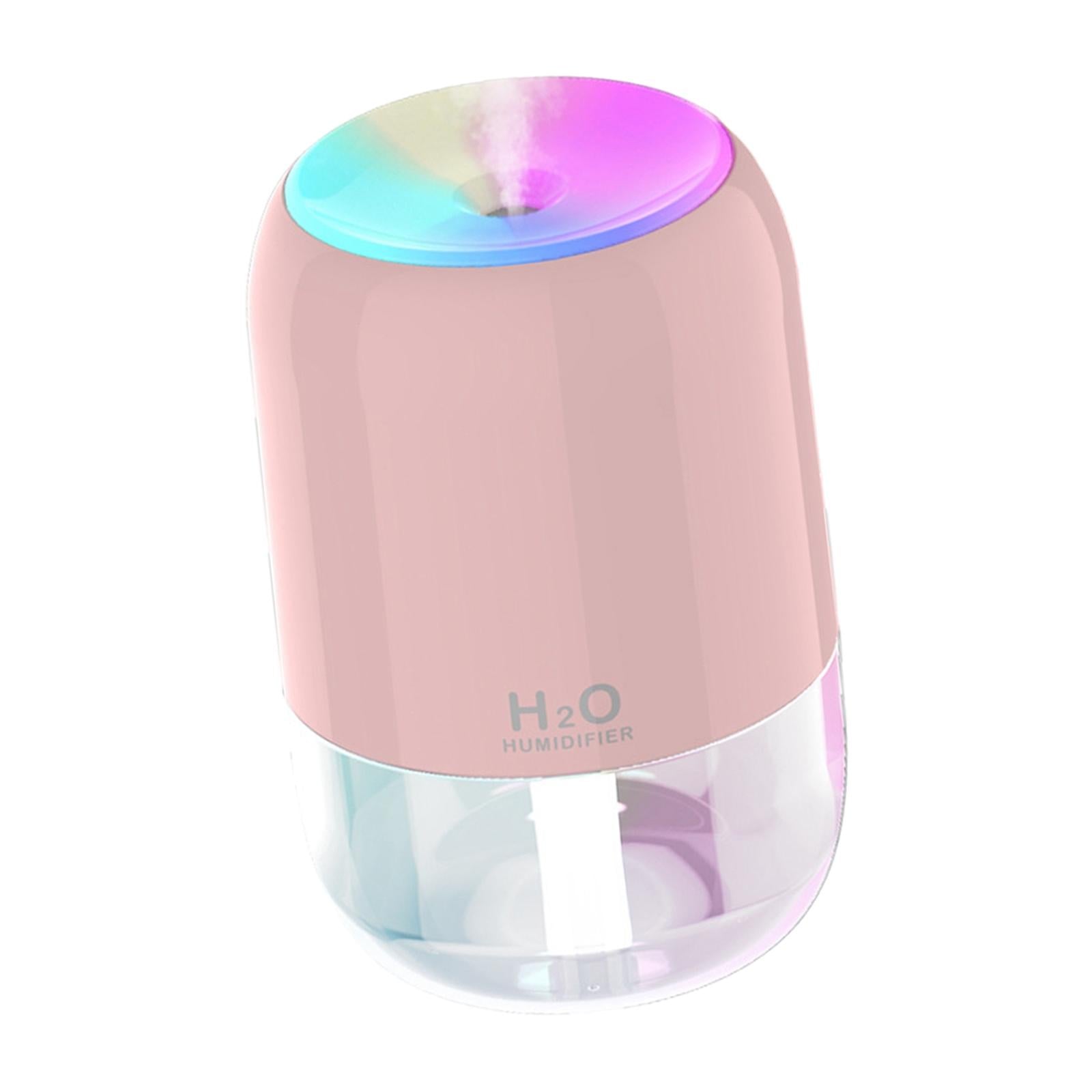 200ml Humidifier Car Essential Oil Diffuser Portable for Bedroom Lightweight Pink