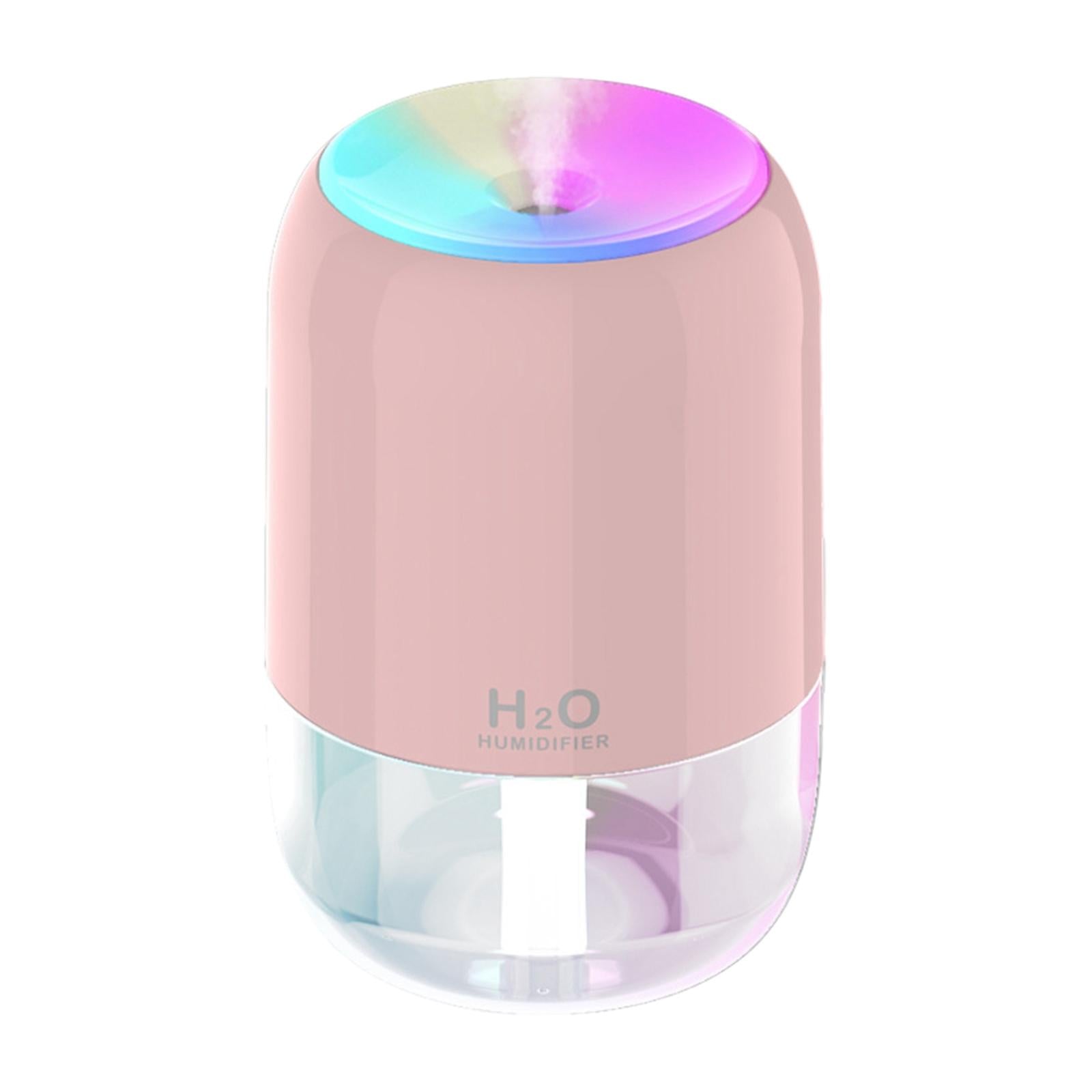 200ml Humidifier Car Essential Oil Diffuser Portable for Bedroom Lightweight Pink