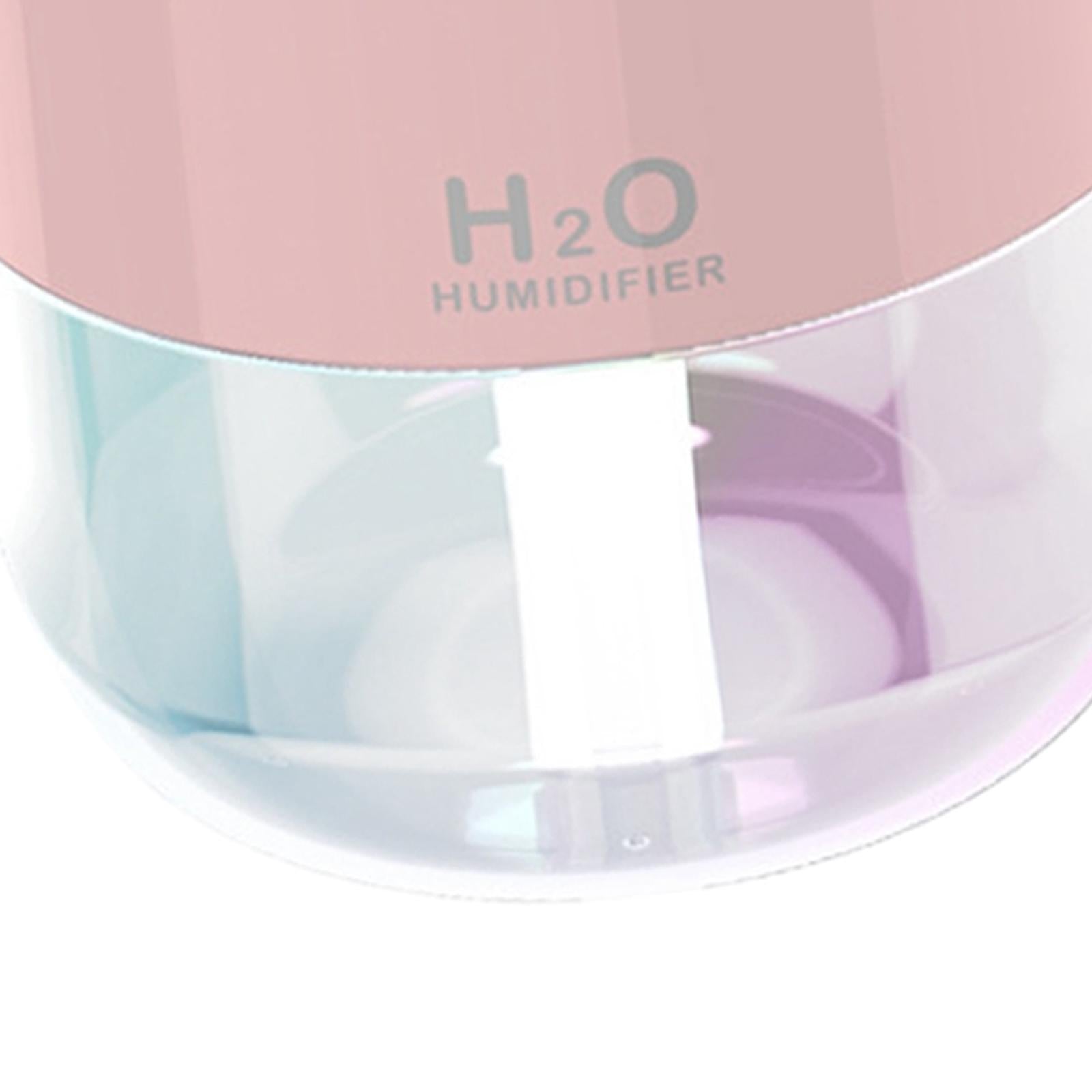 200ml Humidifier Car Essential Oil Diffuser Portable for Bedroom Lightweight Pink