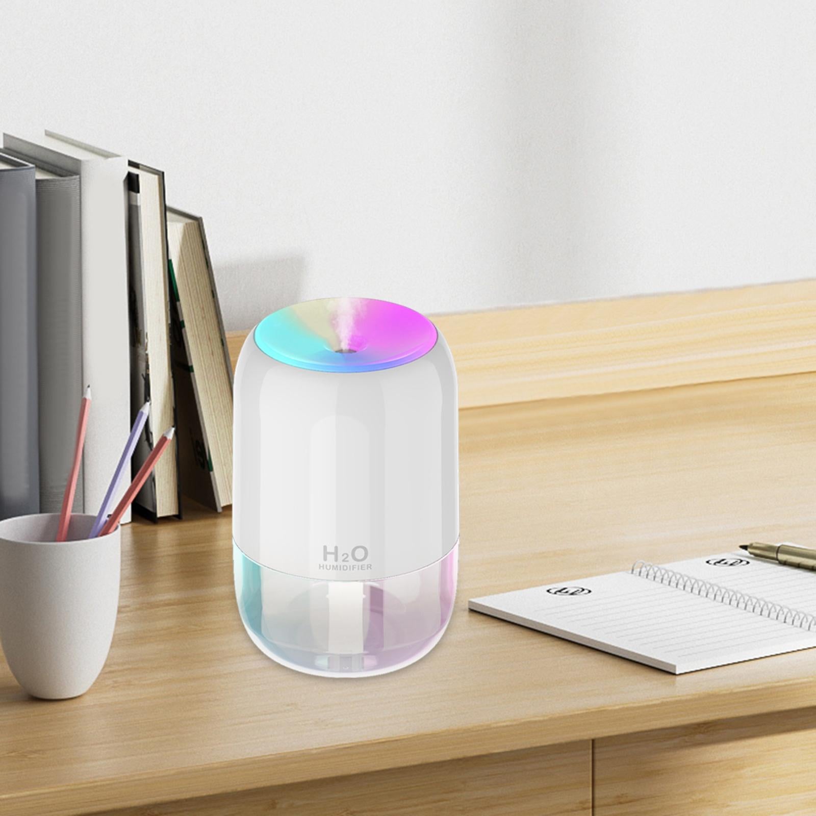 200ml Humidifier Car Essential Oil Diffuser Portable for Bedroom Lightweight White