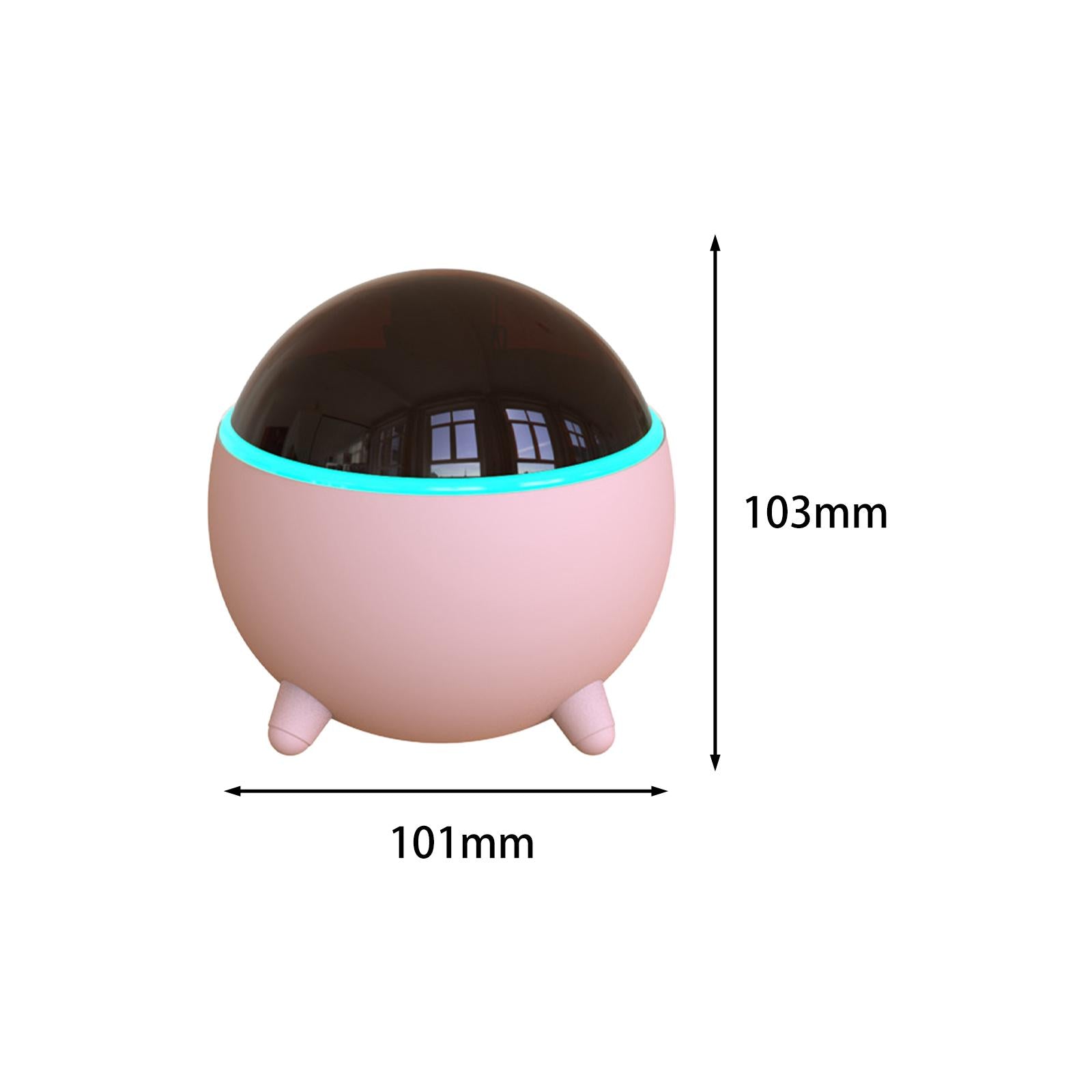 Ball Shape Humidifier Car Essential Oil Diffuser for 15-20 Square Meter Room Pink