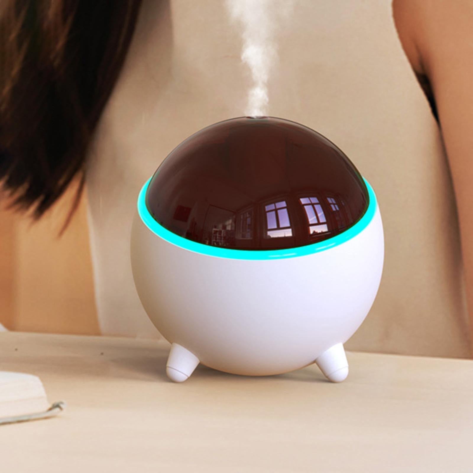 Ball Shape Humidifier Car Essential Oil Diffuser for 15-20 Square Meter Room White
