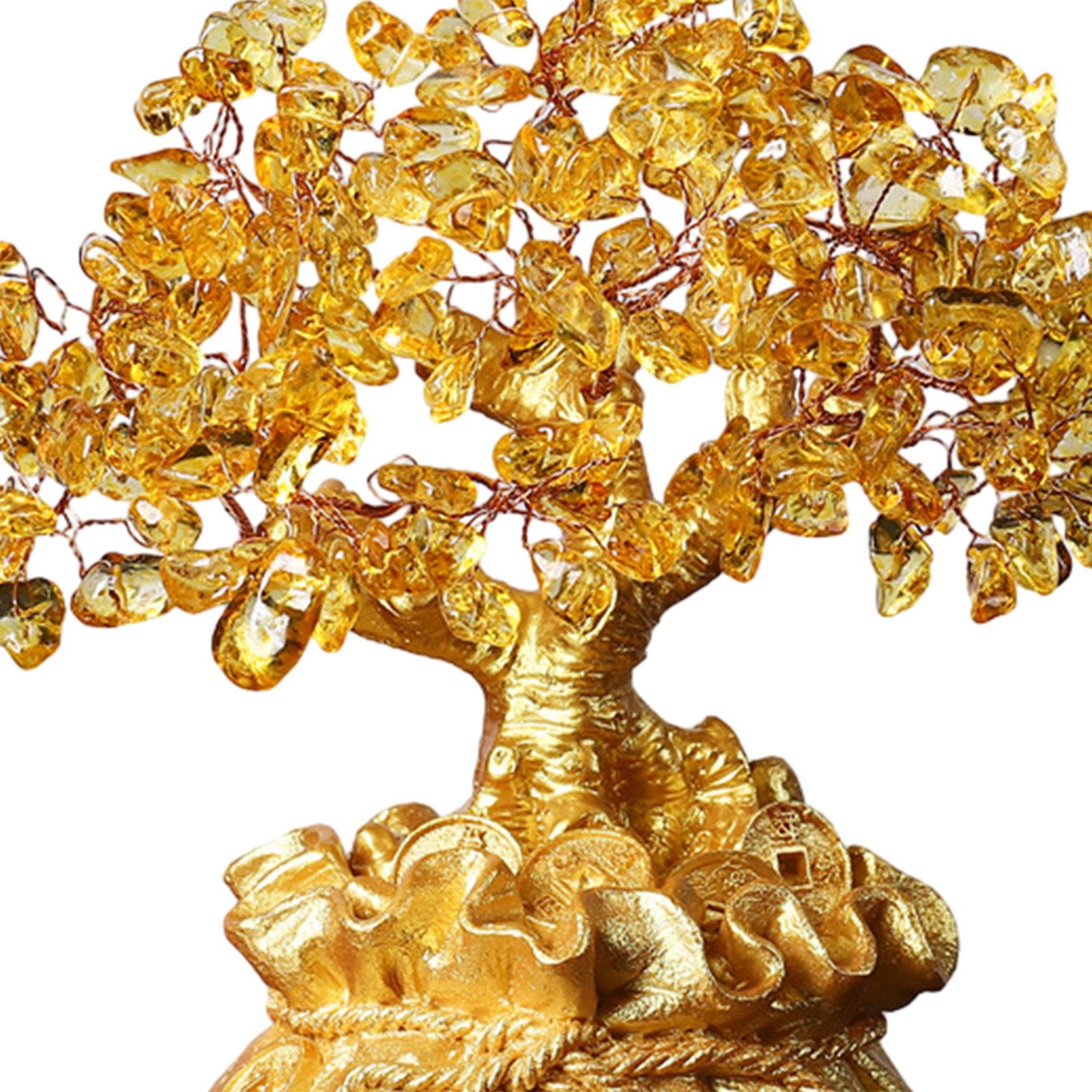Lucky Tree Crafts Chinese Decorations Money Tree for Entrance New Year Party