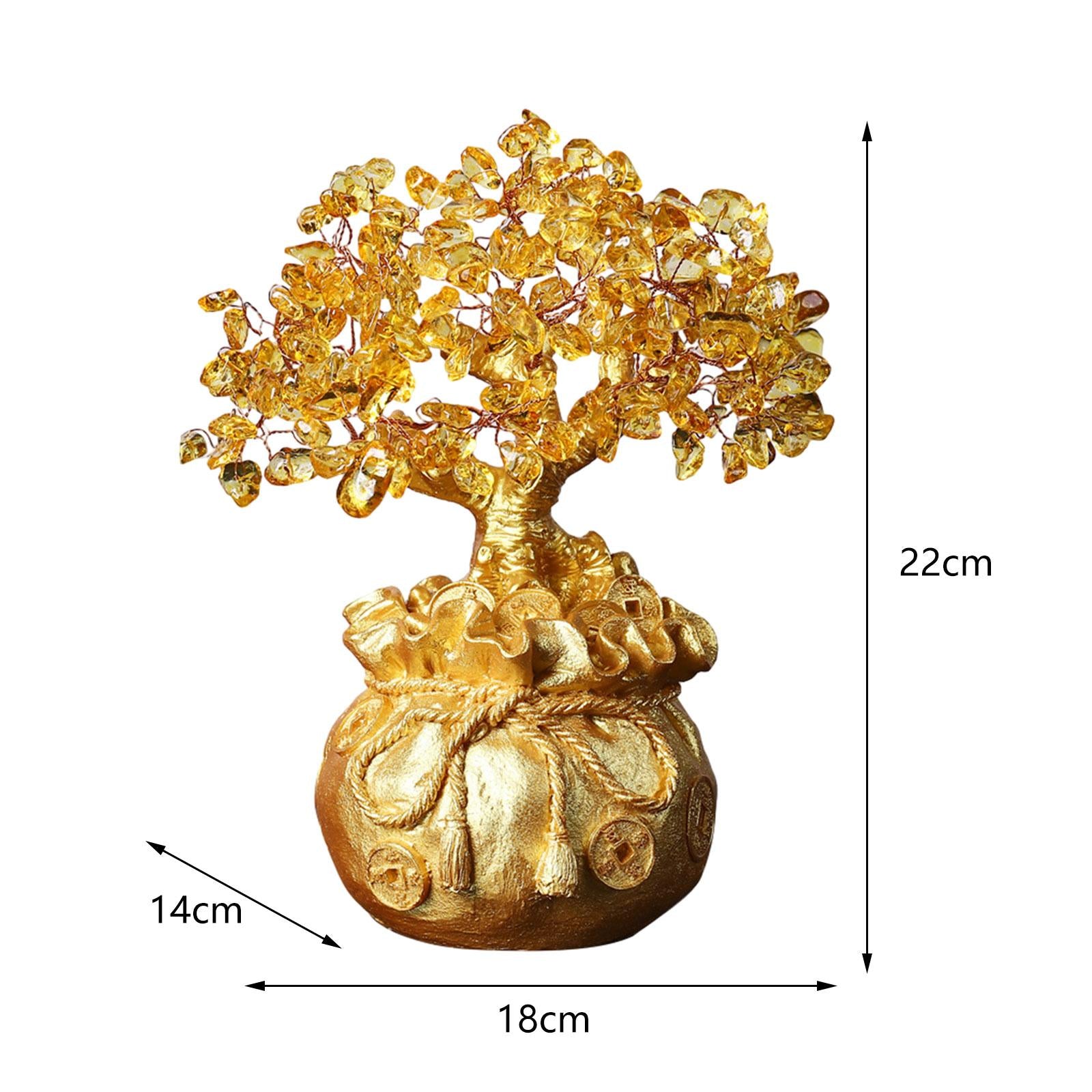 Lucky Tree Crafts Chinese Decorations Money Tree for Entrance New Year Party