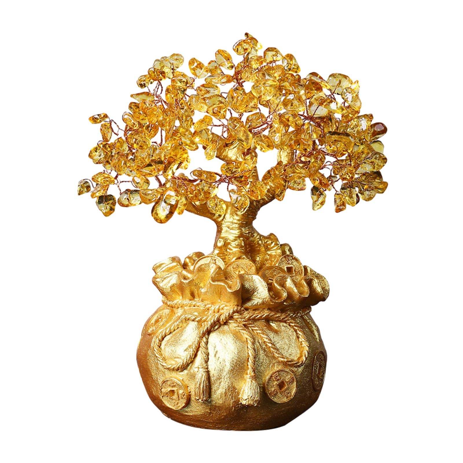 Lucky Tree Crafts Chinese Decorations Money Tree for Entrance New Year Party