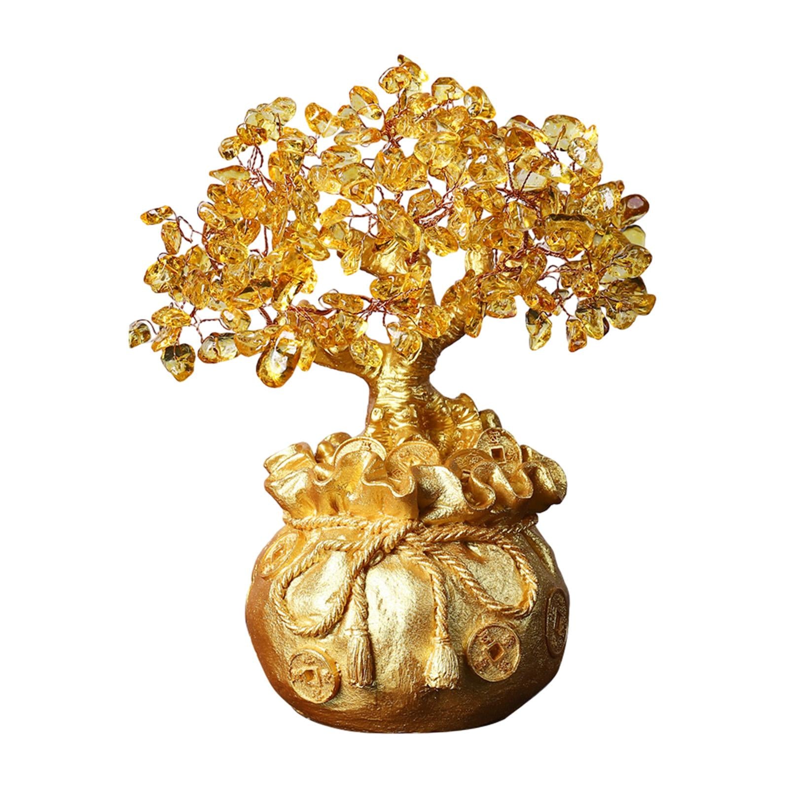 Lucky Tree Crafts Chinese Decorations Money Tree for Entrance New Year Party