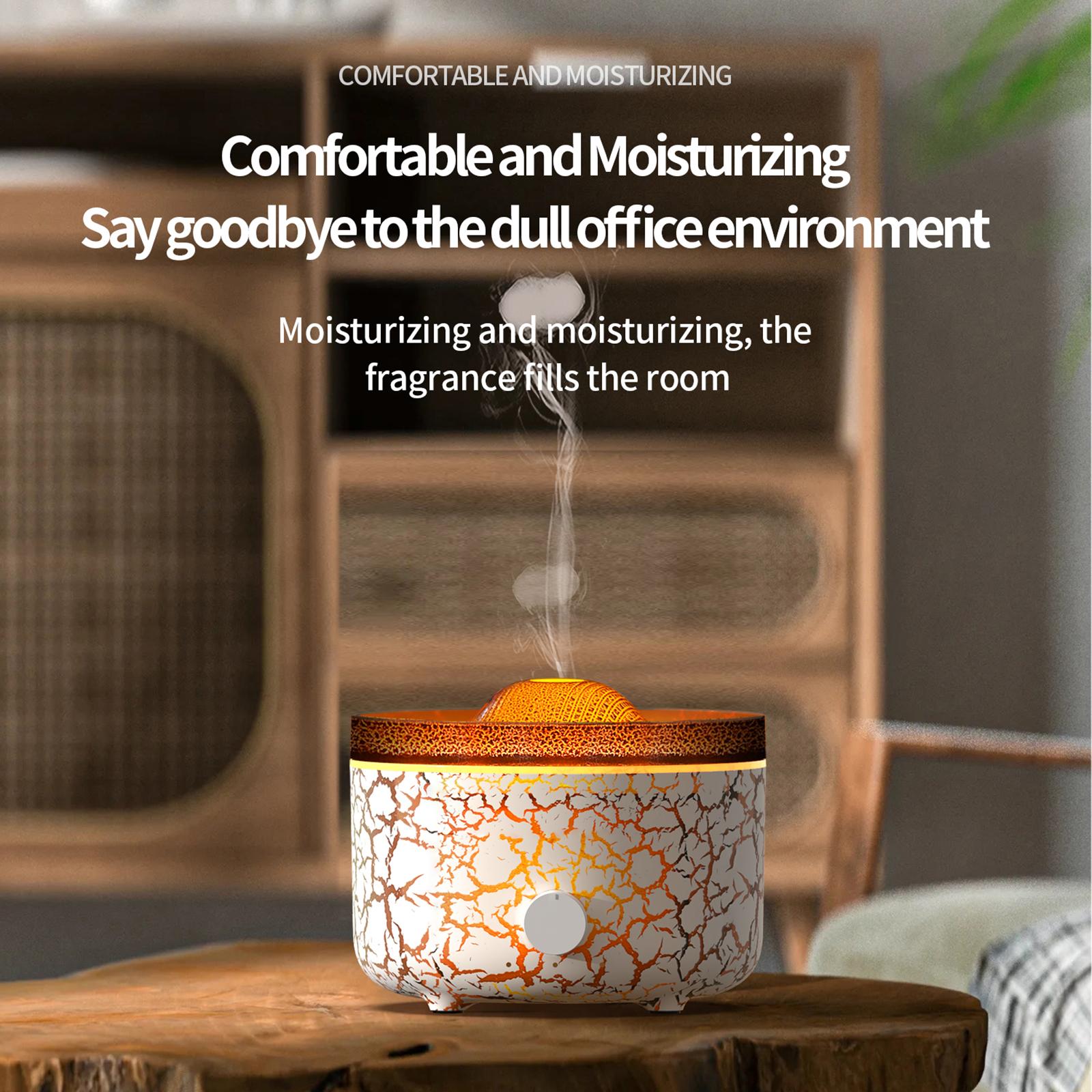 Air Humidifier Quiet Essential Oil Diffuser for NightStand Bedroom Fireplace