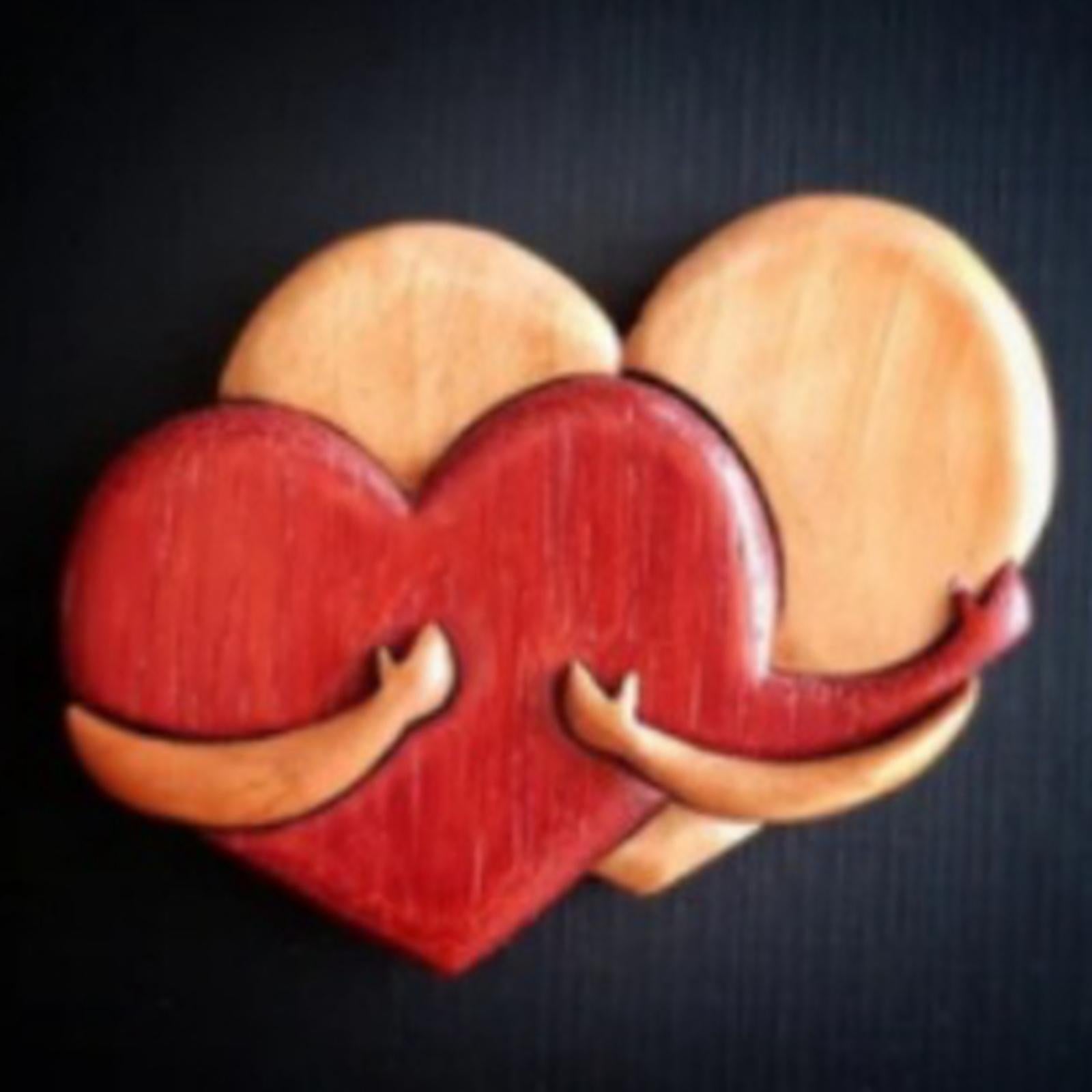Heart Love Knots Valentine Day Love Ornaments for Indoor Wedding Anniversary former hearts