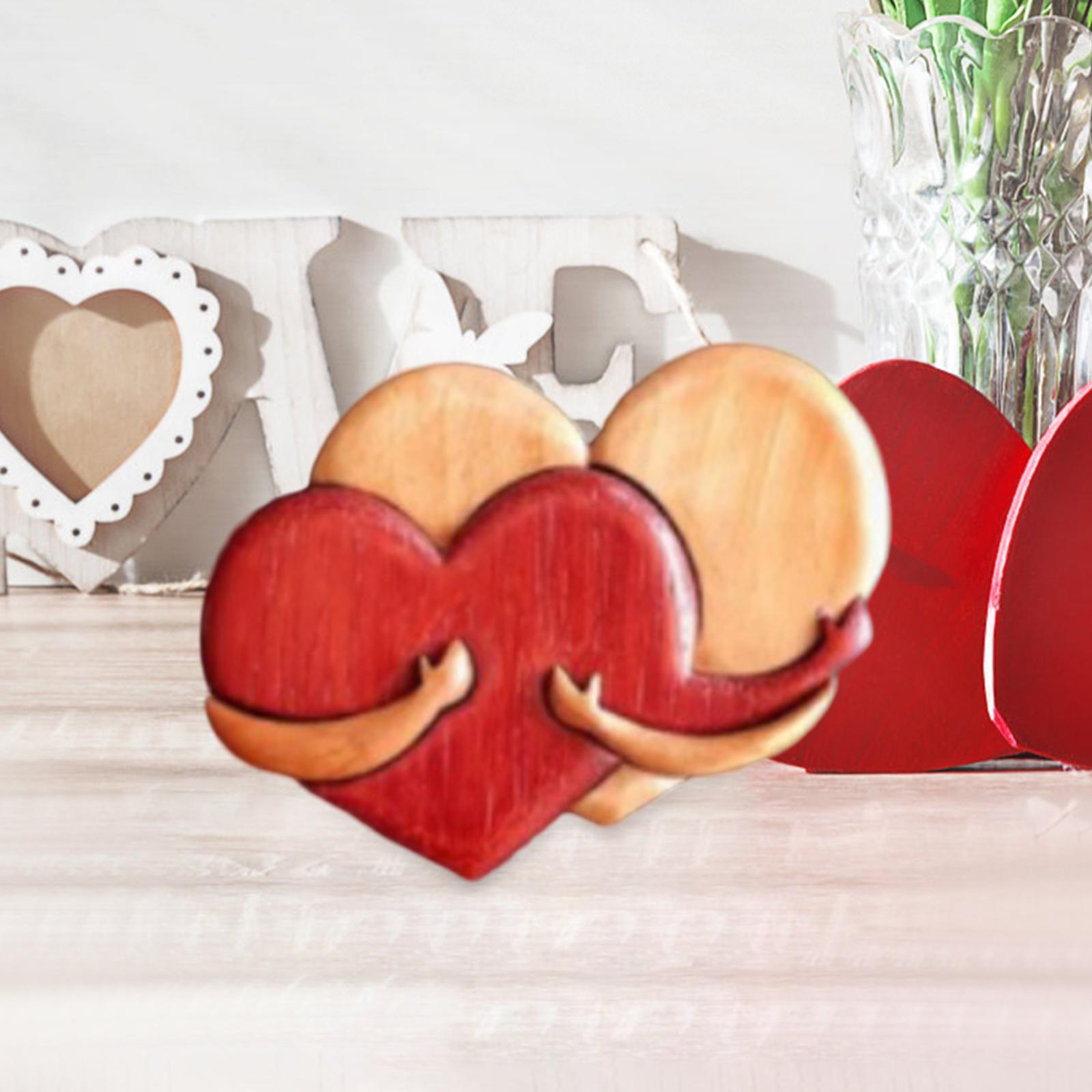 Heart Love Knots Valentine Day Love Ornaments for Indoor Wedding Anniversary former hearts