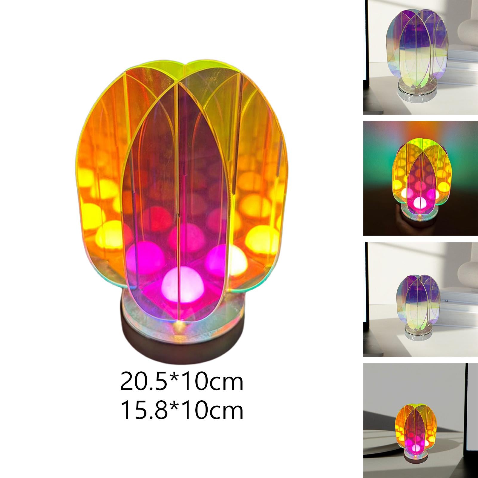 Decorative Table Lamp 3D Art Acrylic Lamp for Living Room Bedside NightStand M