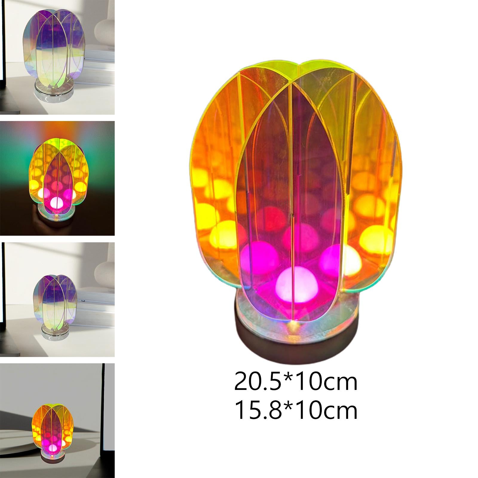 Decorative Table Lamp 3D Art Acrylic Lamp for Living Room Bedside NightStand M