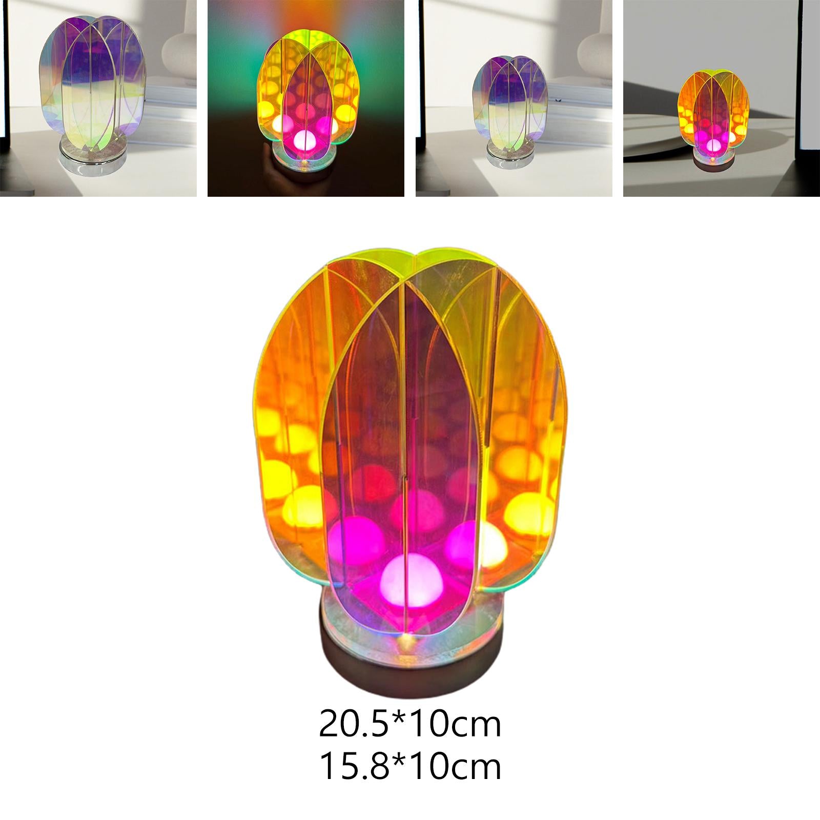 Decorative Table Lamp 3D Art Acrylic Lamp for Living Room Bedside NightStand M