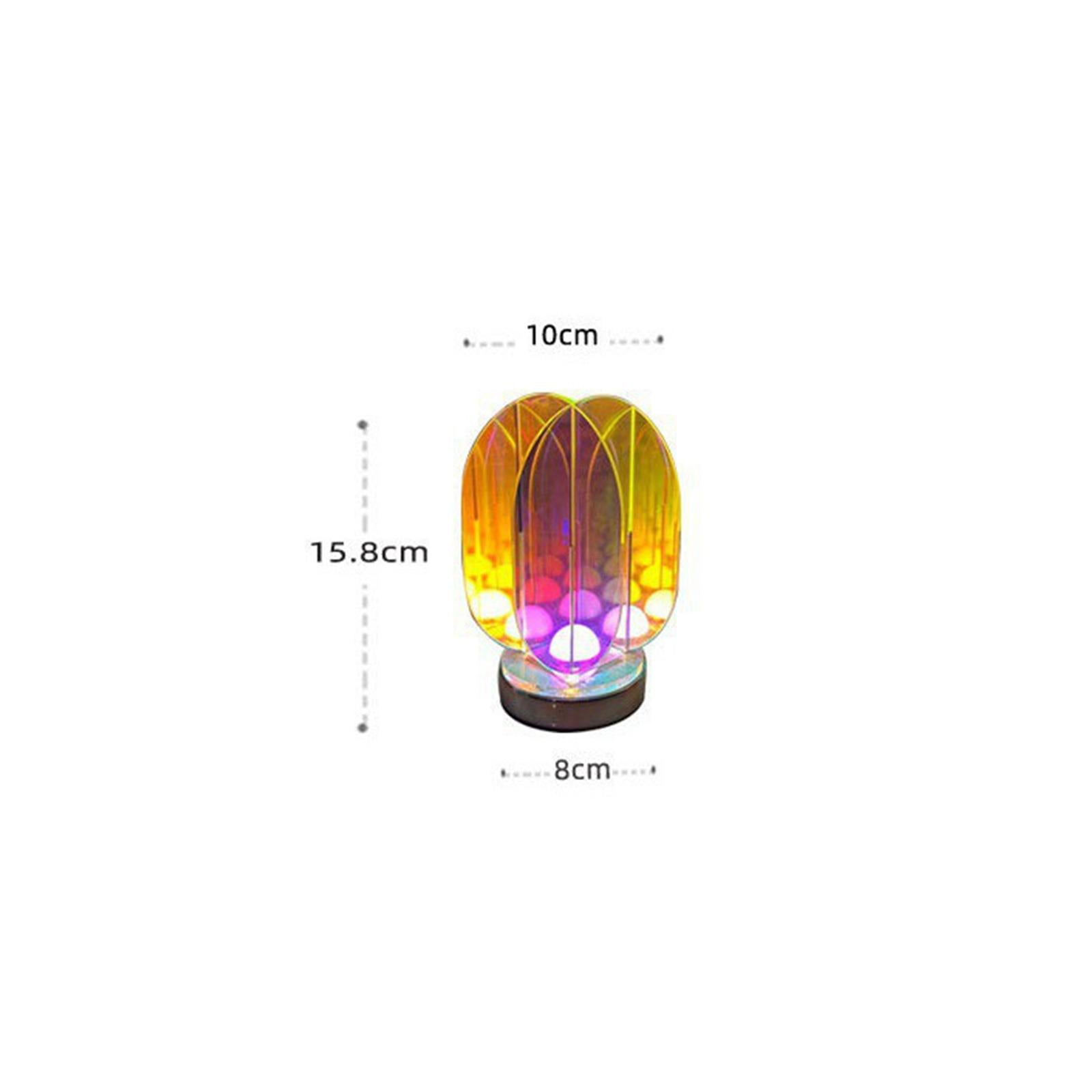 Decorative Table Lamp 3D Art Acrylic Lamp for Living Room Bedside NightStand S
