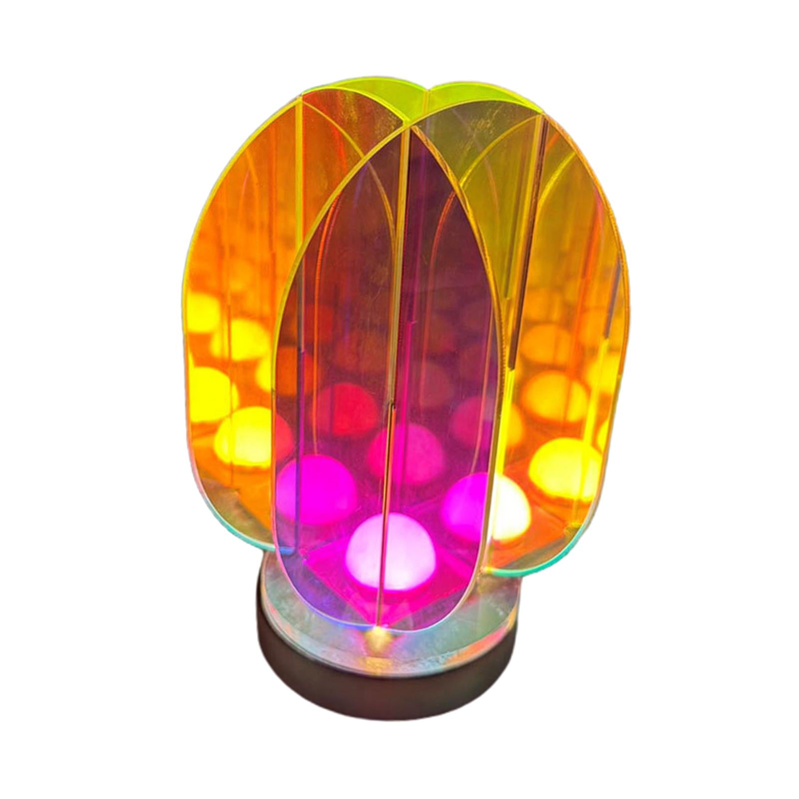 Decorative Table Lamp 3D Art Acrylic Lamp for Living Room Bedside NightStand S