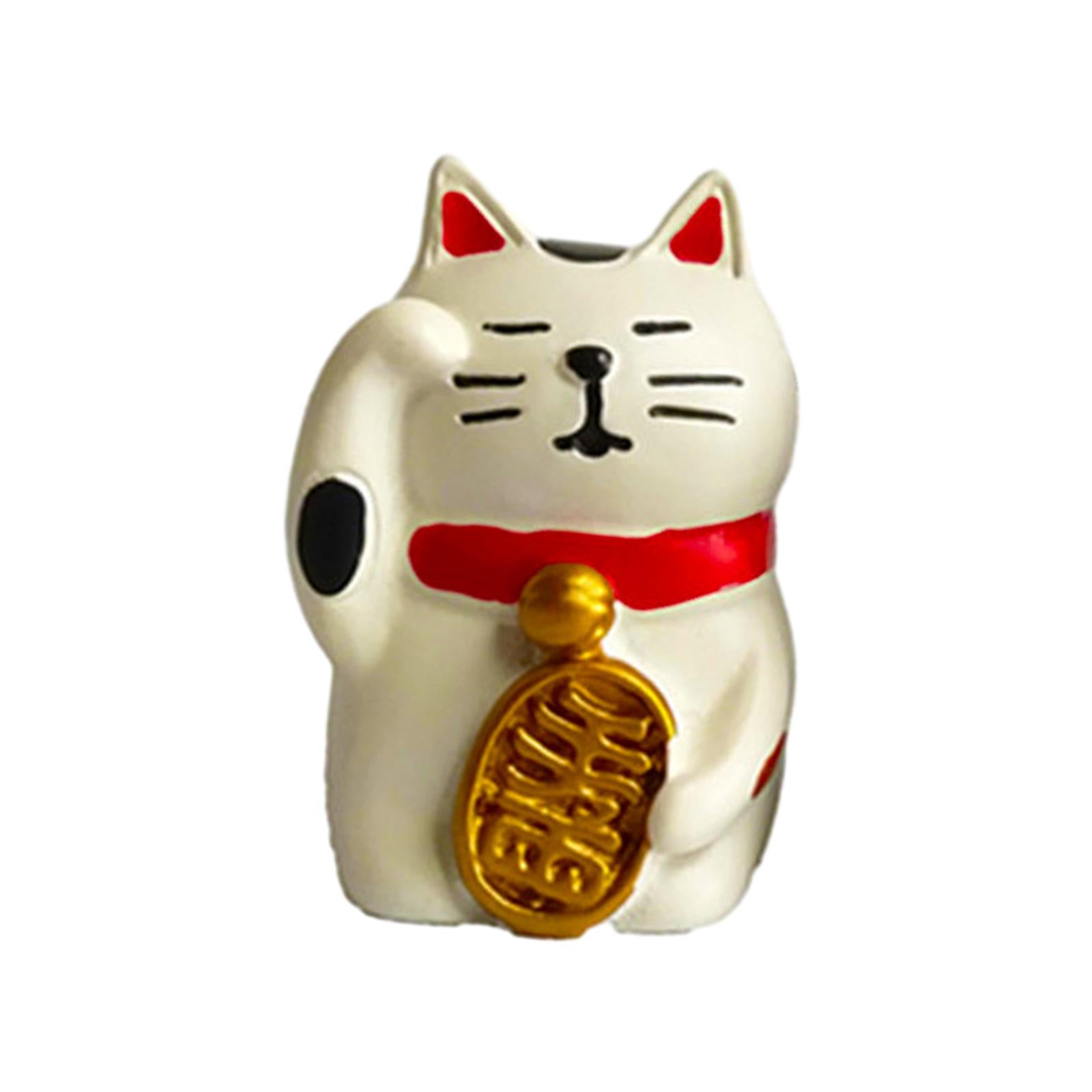 Animal Statue Creative Collection Cat Statue for Home Cabinets Shelf Desktop Style B