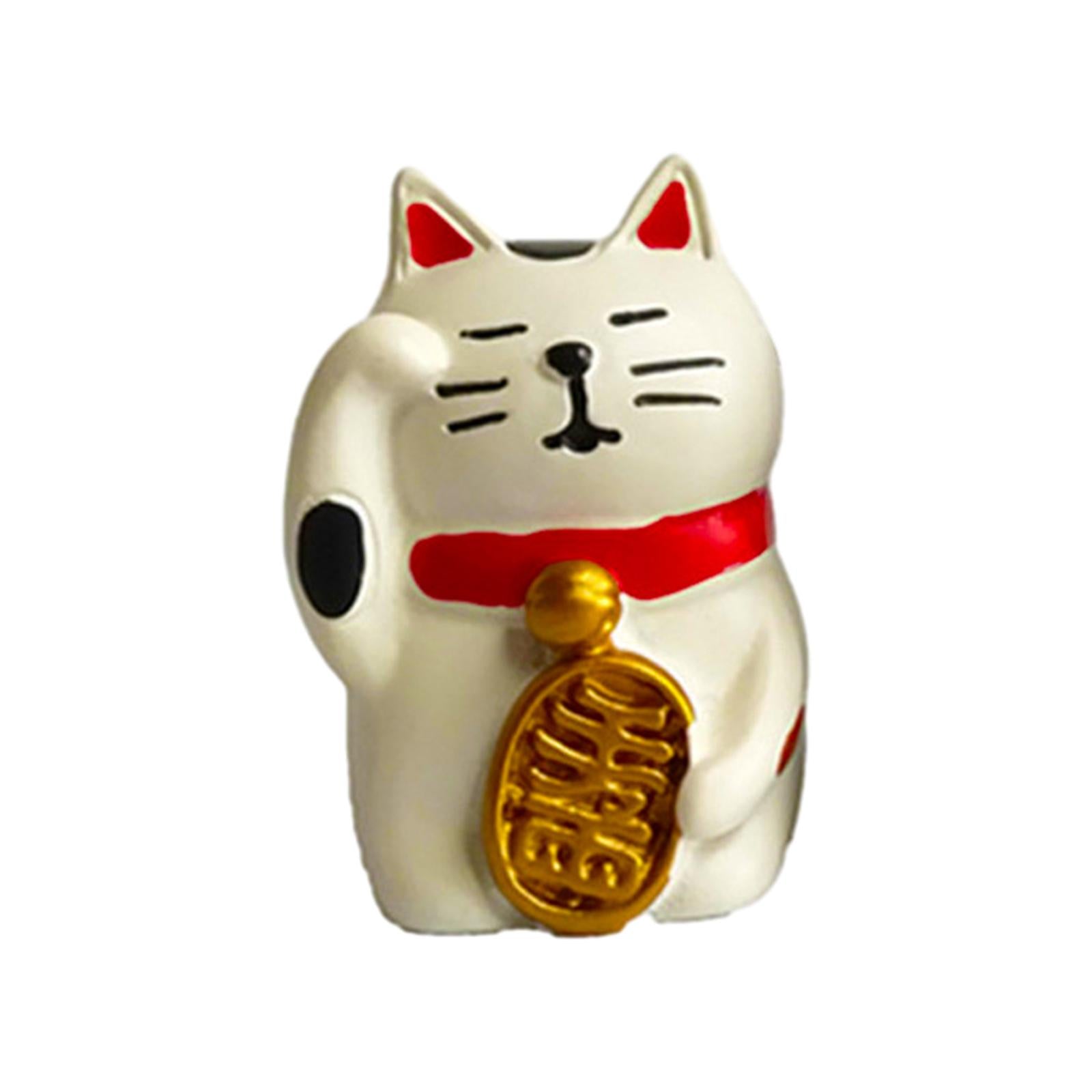 Animal Statue Creative Collection Cat Statue for Home Cabinets Shelf Desktop Style B
