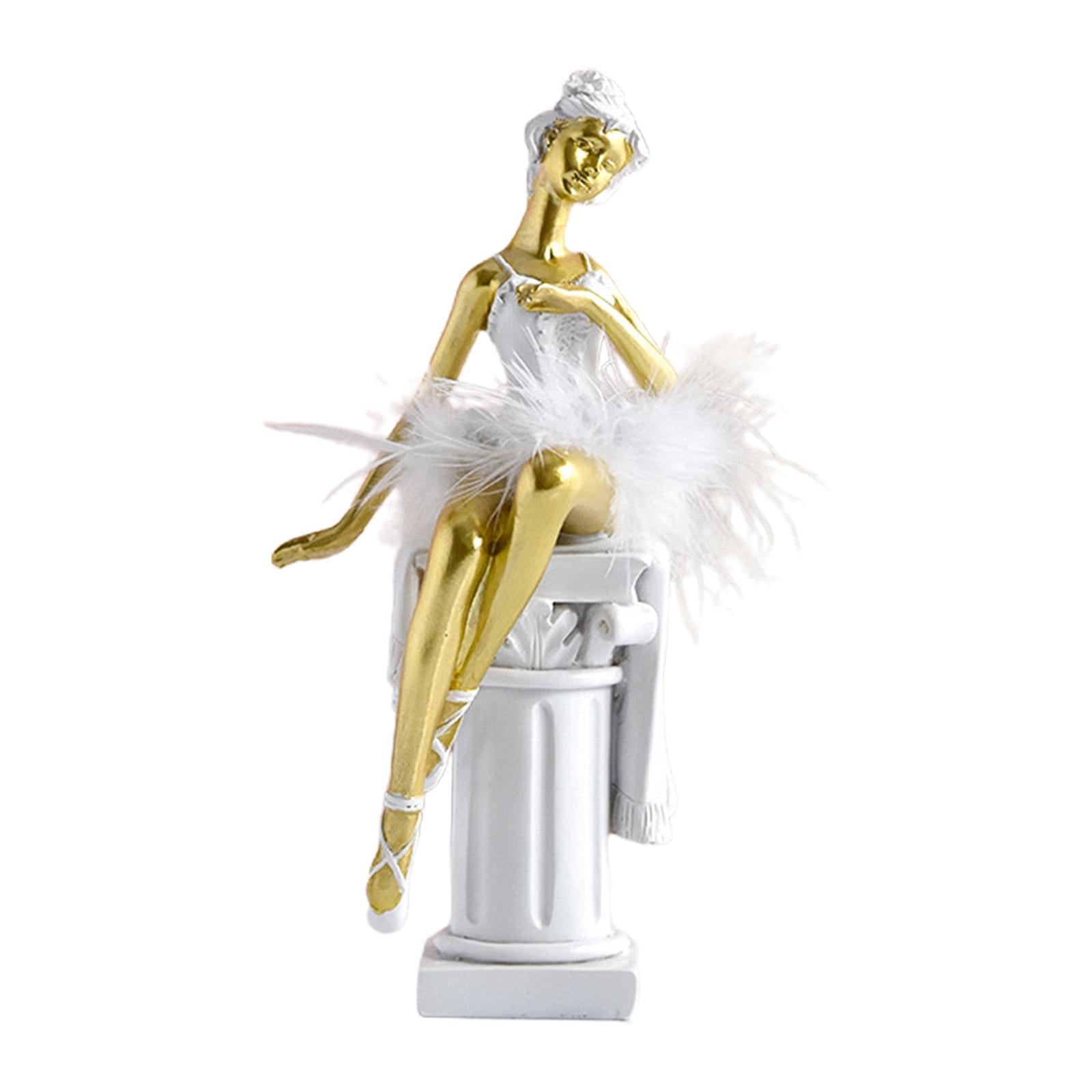 Ballet Girl Statue Art Sculpture Figure for Table Centerpiece Fireplace Gift Style A