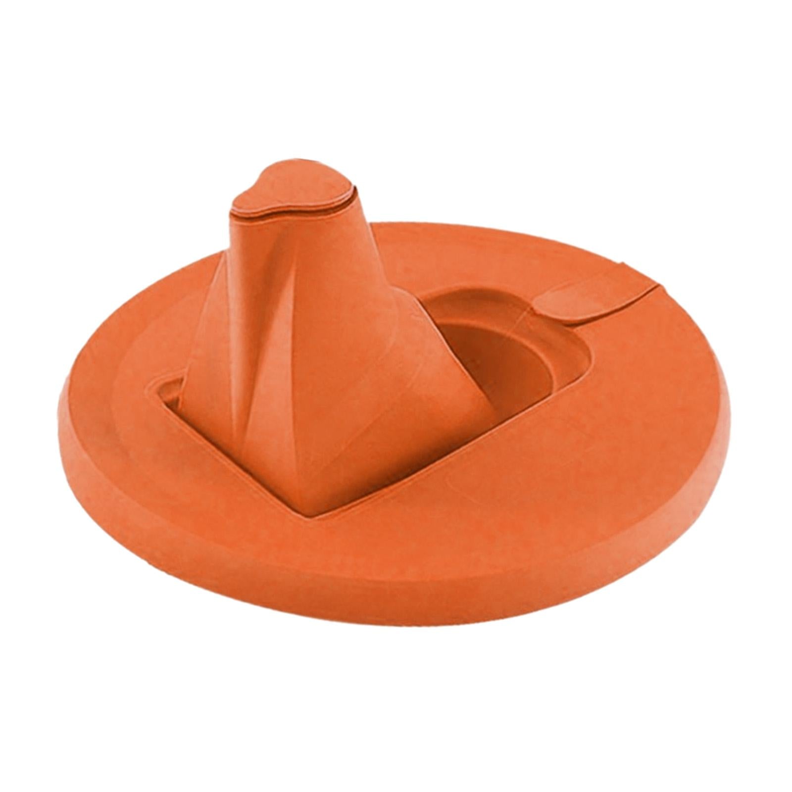 Paint Can Lid with Collapsible Spout Orange Air Tight Seal for Paint Storage