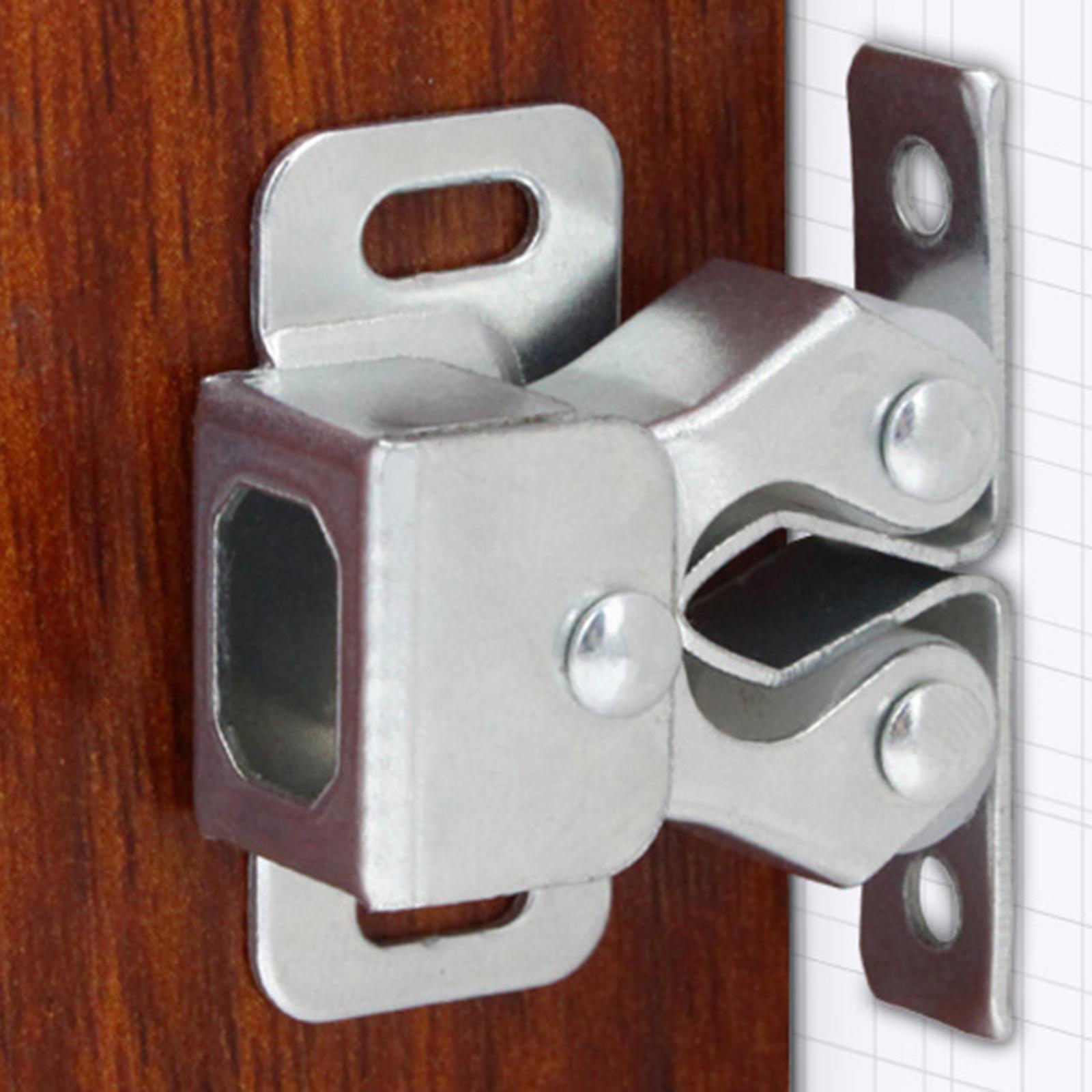 12Pcs Door Catches Hardware Cabinet latches for Closet Door Cupboard Lockers