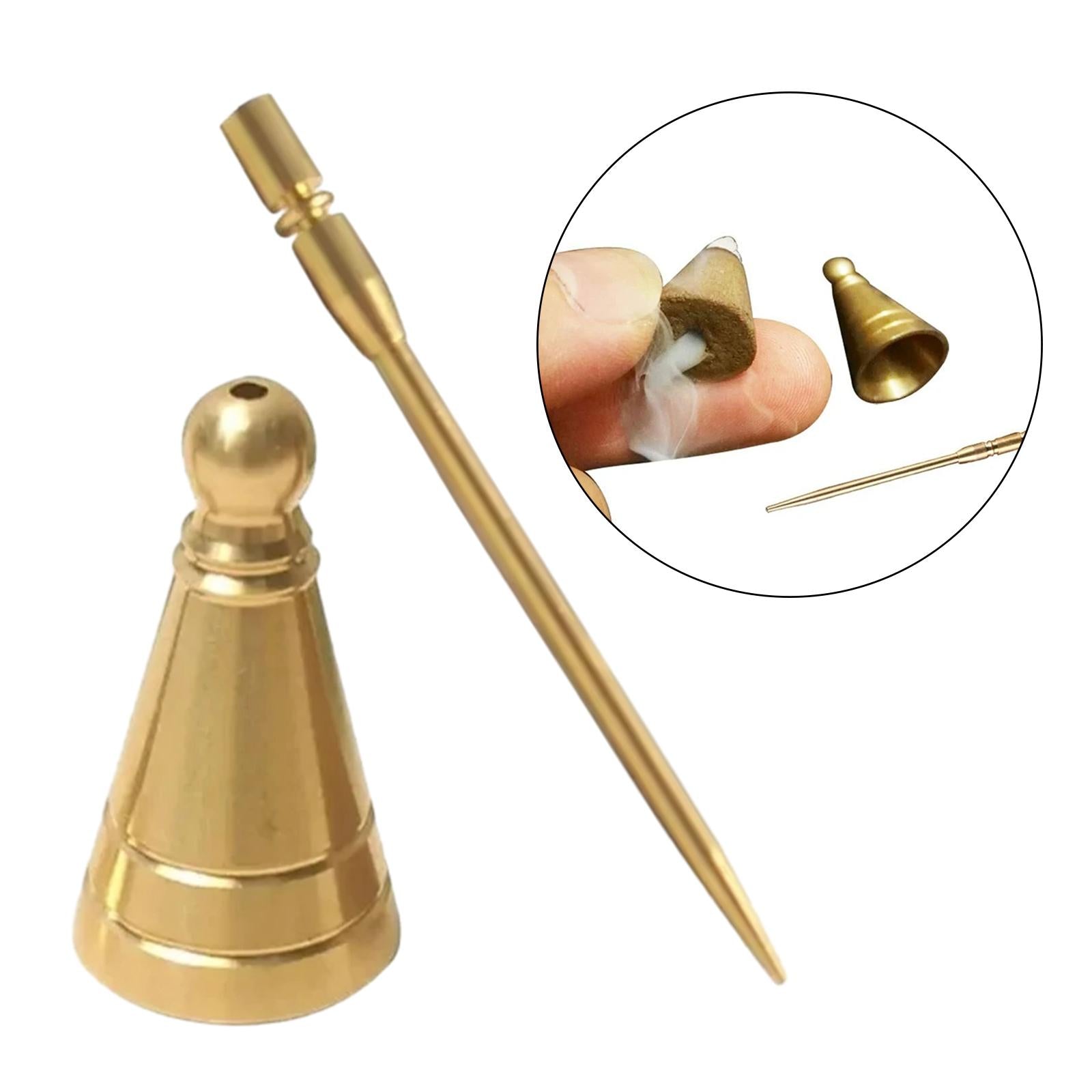 Copper Pin Easy to Use Incense Cone Making Set for Living Room Tea Room Yoga