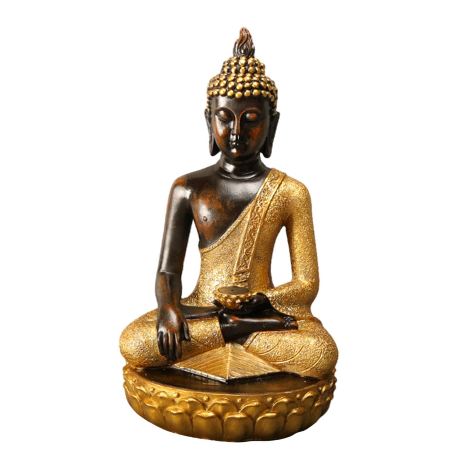 Thailand Buddha Figurine Art Thai Buddha Statue for Living Room Home Desktop